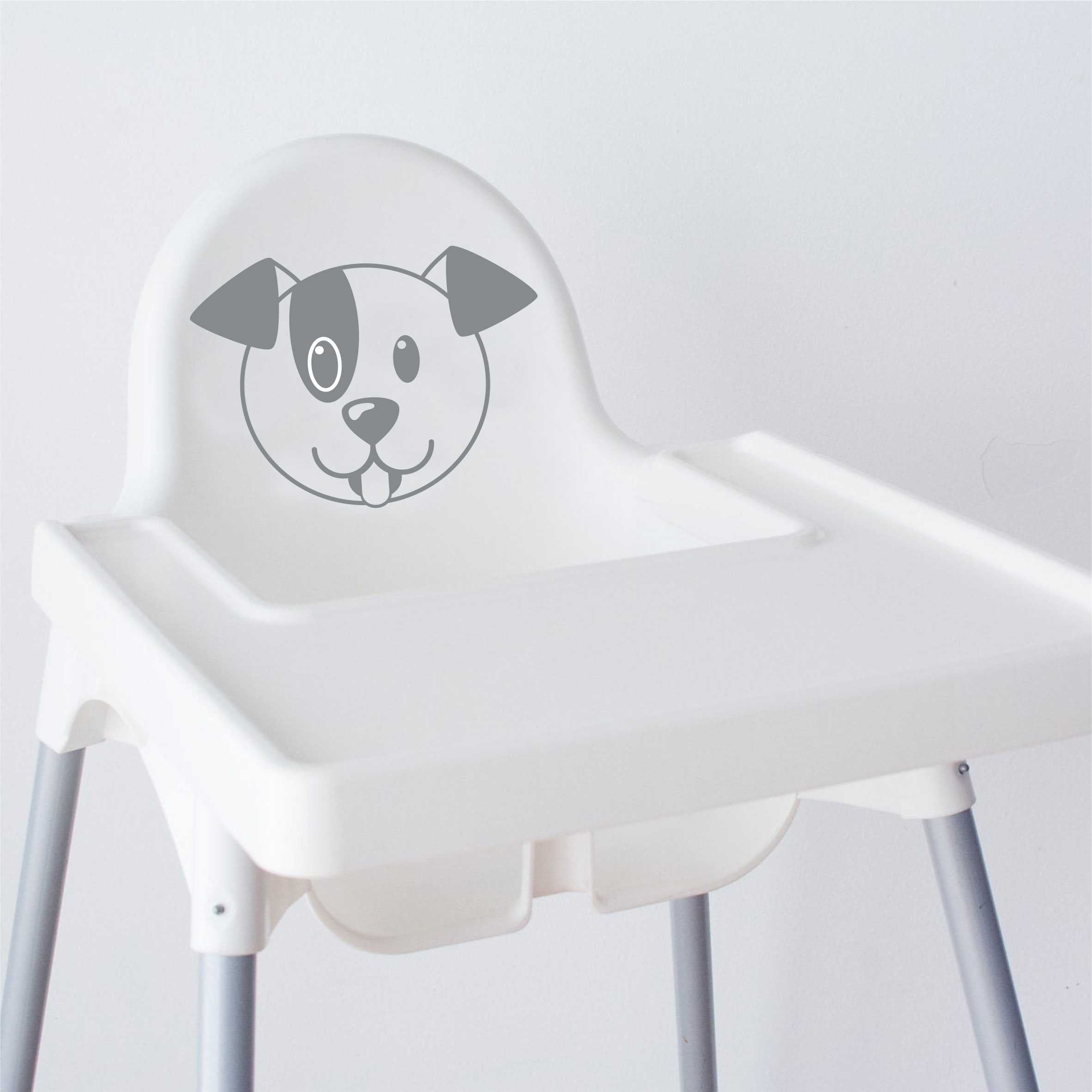 Aufkleber Sticker Hund Tiere IKEA ANTILOP MAMMUT Kinderstuhl Hocker Kinderhocker - FOTOFOL