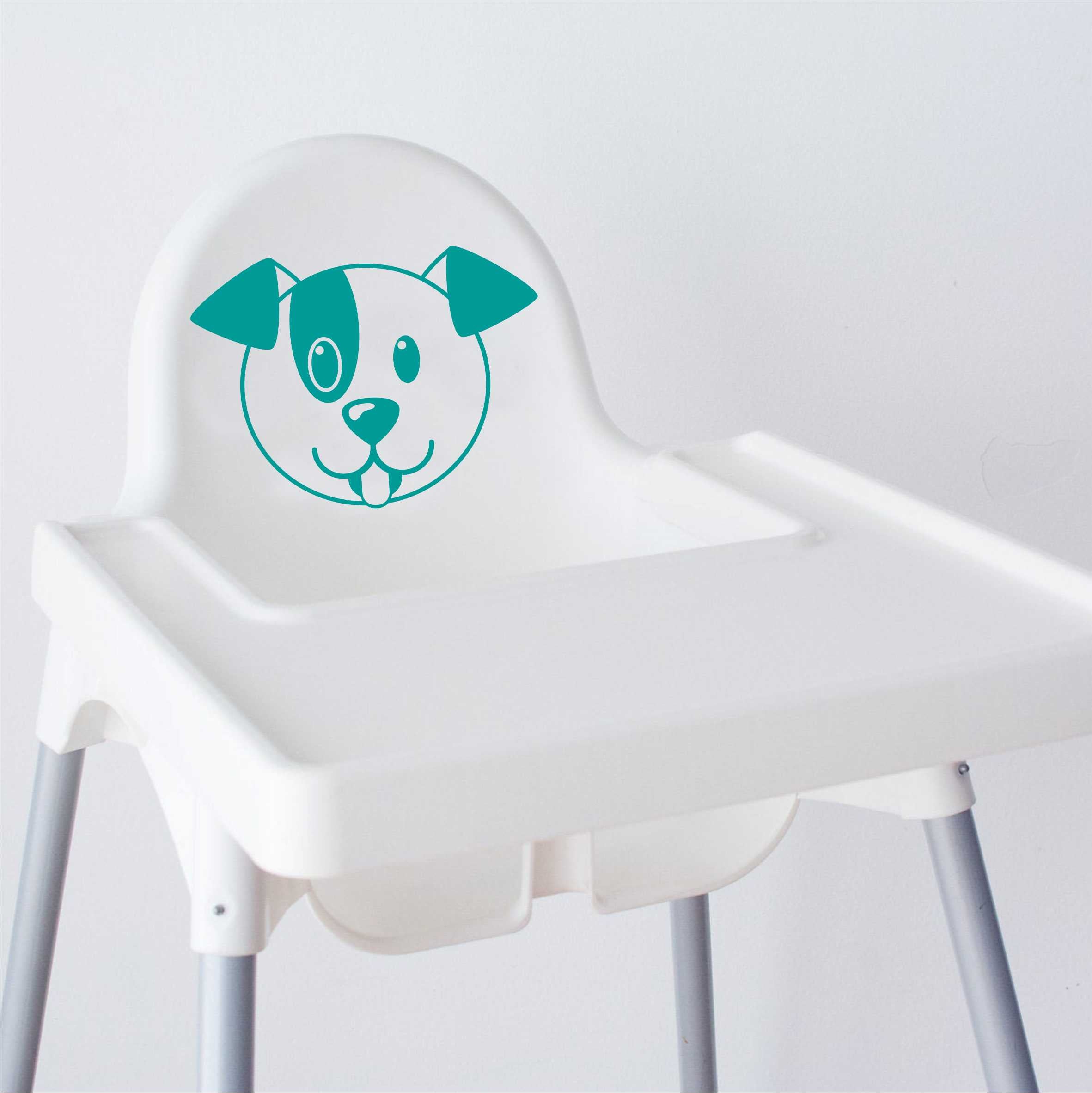 Aufkleber Sticker Hund Tiere IKEA ANTILOP MAMMUT Kinderstuhl Hocker Kinderhocker - FOTOFOL