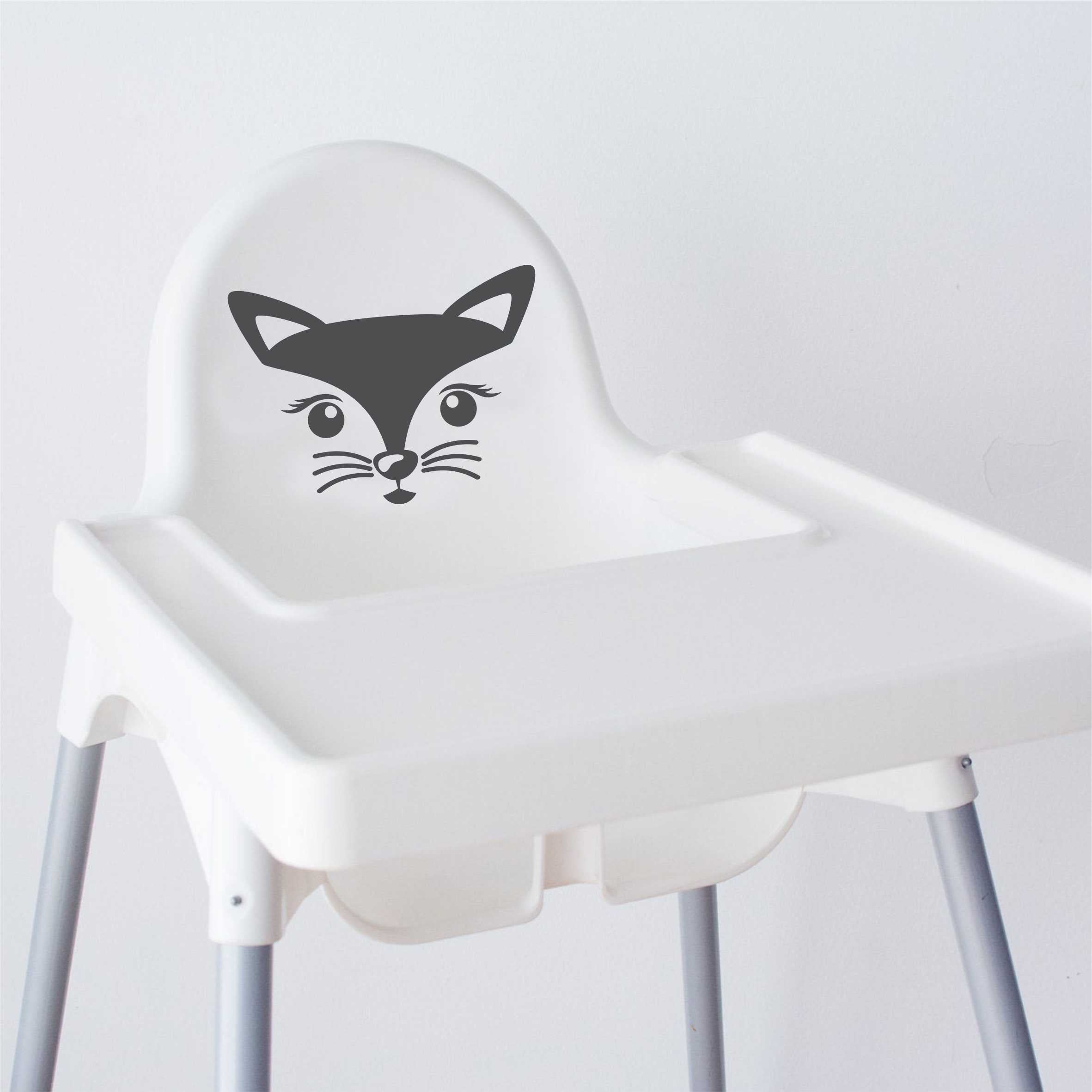 Aufkleber Sticker Katze passt für IKEA ANTILOP MAMMUT Kinderstuhl Hocker Kinder - FOTOFOL