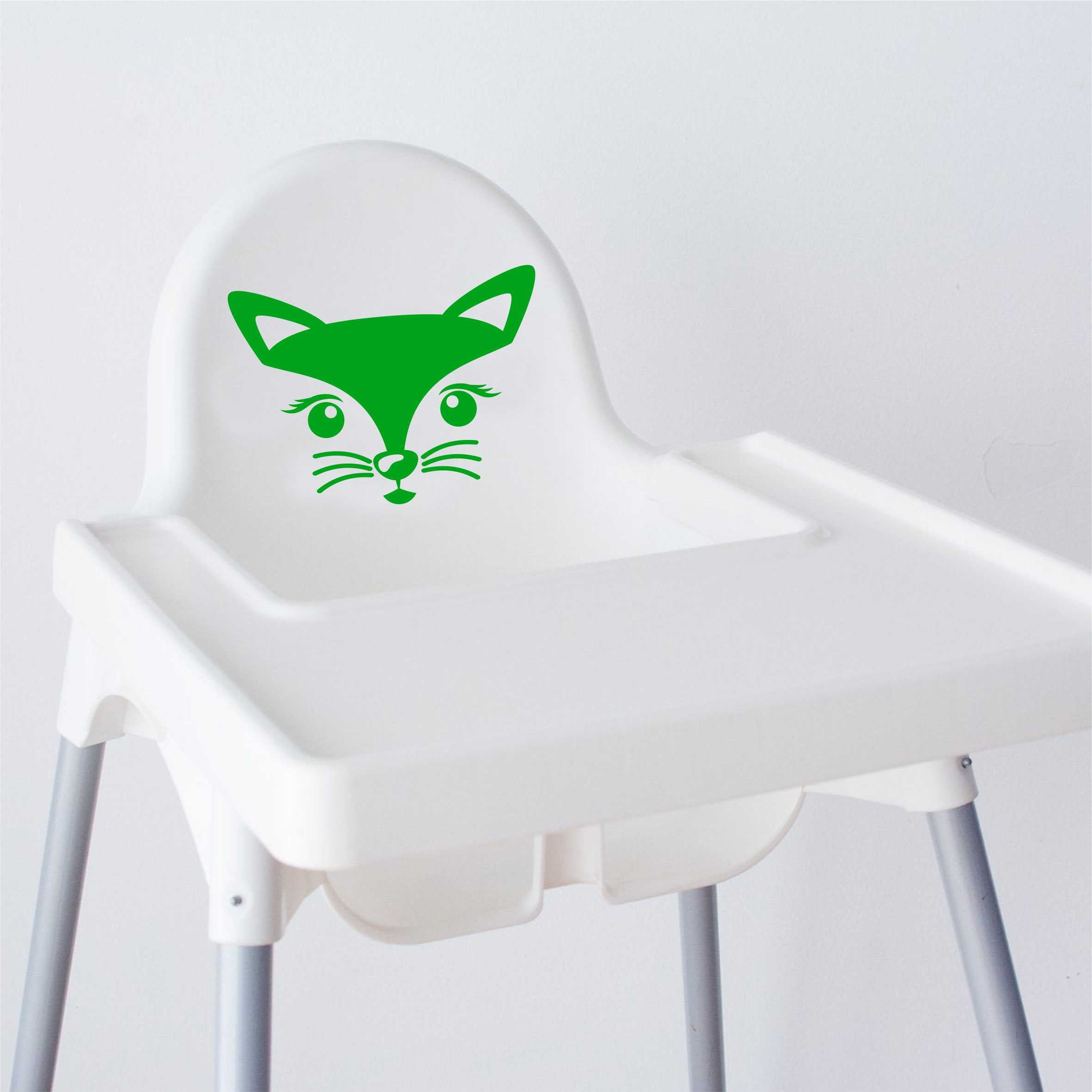 Aufkleber Sticker Katze passt für IKEA ANTILOP MAMMUT Kinderstuhl Hocker Kinder - FOTOFOL