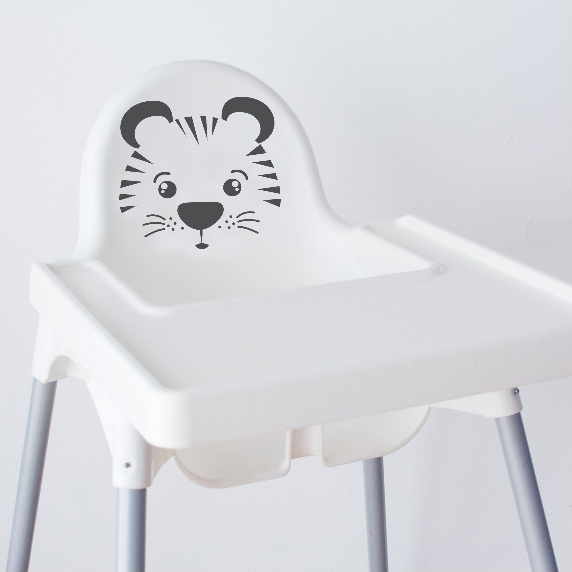 Aufkleber Sticker Tiger passt für IKEA ANTILOP MAMMUT Kinderstuhl Hocker Kinder - FOTOFOL