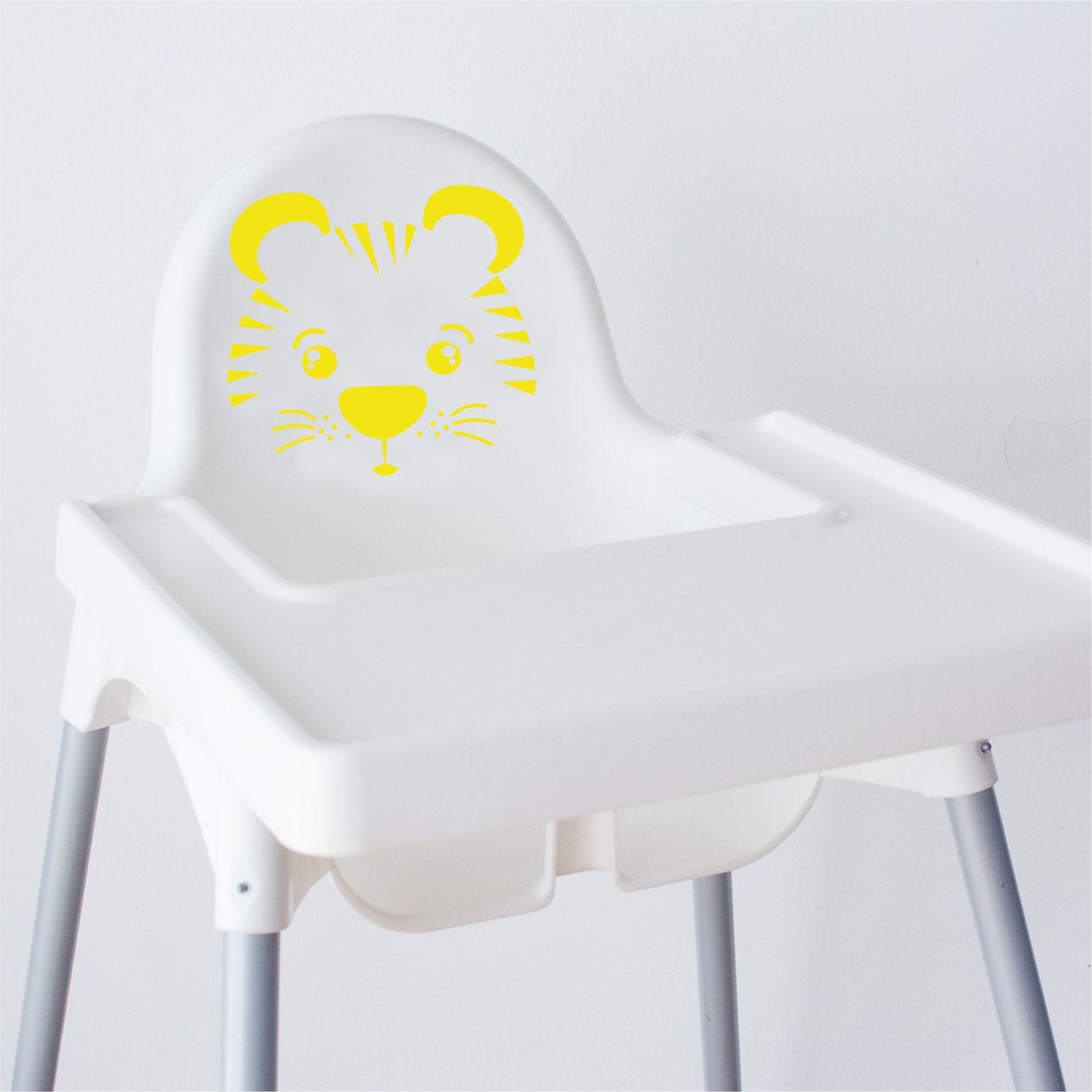 Aufkleber Sticker Tiger passt für IKEA ANTILOP MAMMUT Kinderstuhl Hocker Kinder - FOTOFOL