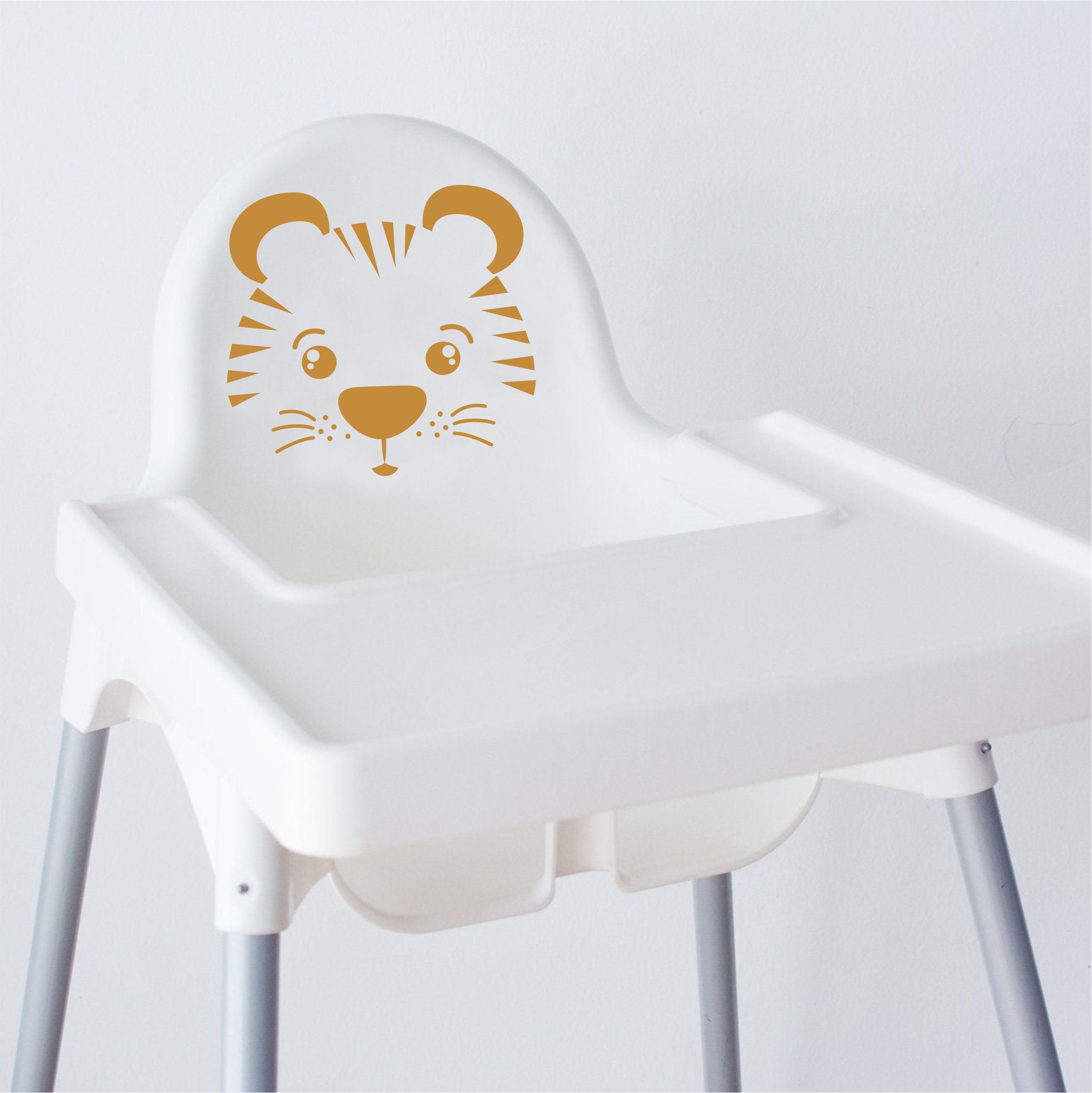 Aufkleber Sticker Tiger passt für IKEA ANTILOP MAMMUT Kinderstuhl Hocker Kinder - FOTOFOL