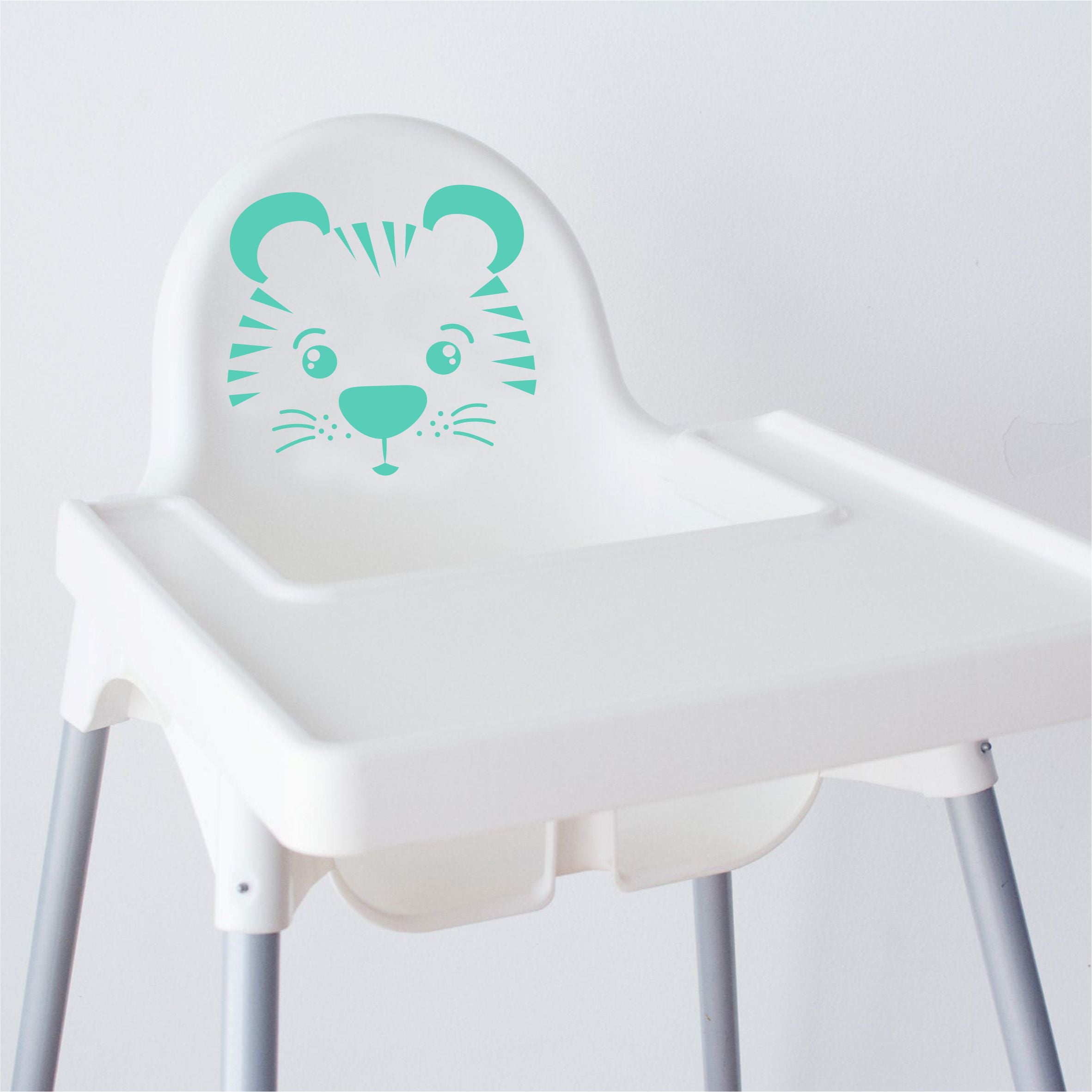Aufkleber Sticker Tiger passt für IKEA ANTILOP MAMMUT Kinderstuhl Hocker Kinder - FOTOFOL