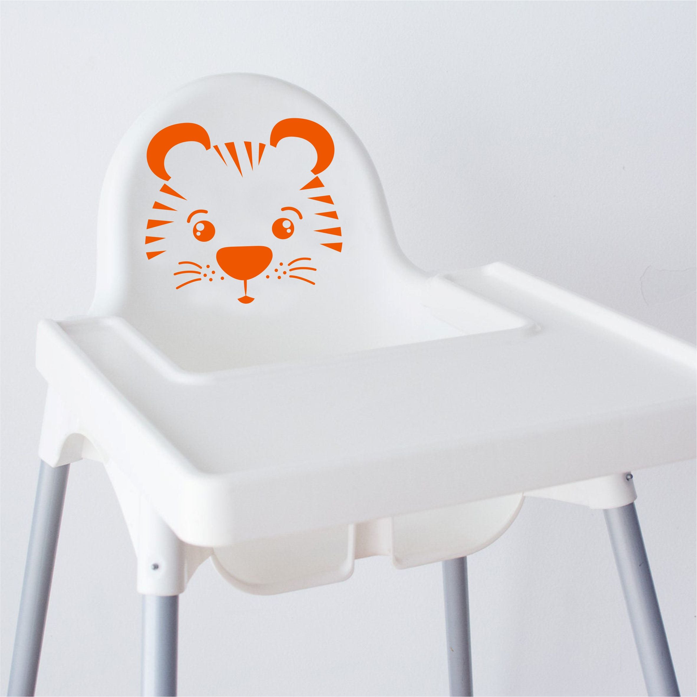 Aufkleber Sticker Tiger passt für IKEA ANTILOP MAMMUT Kinderstuhl Hocker Kinder - FOTOFOL