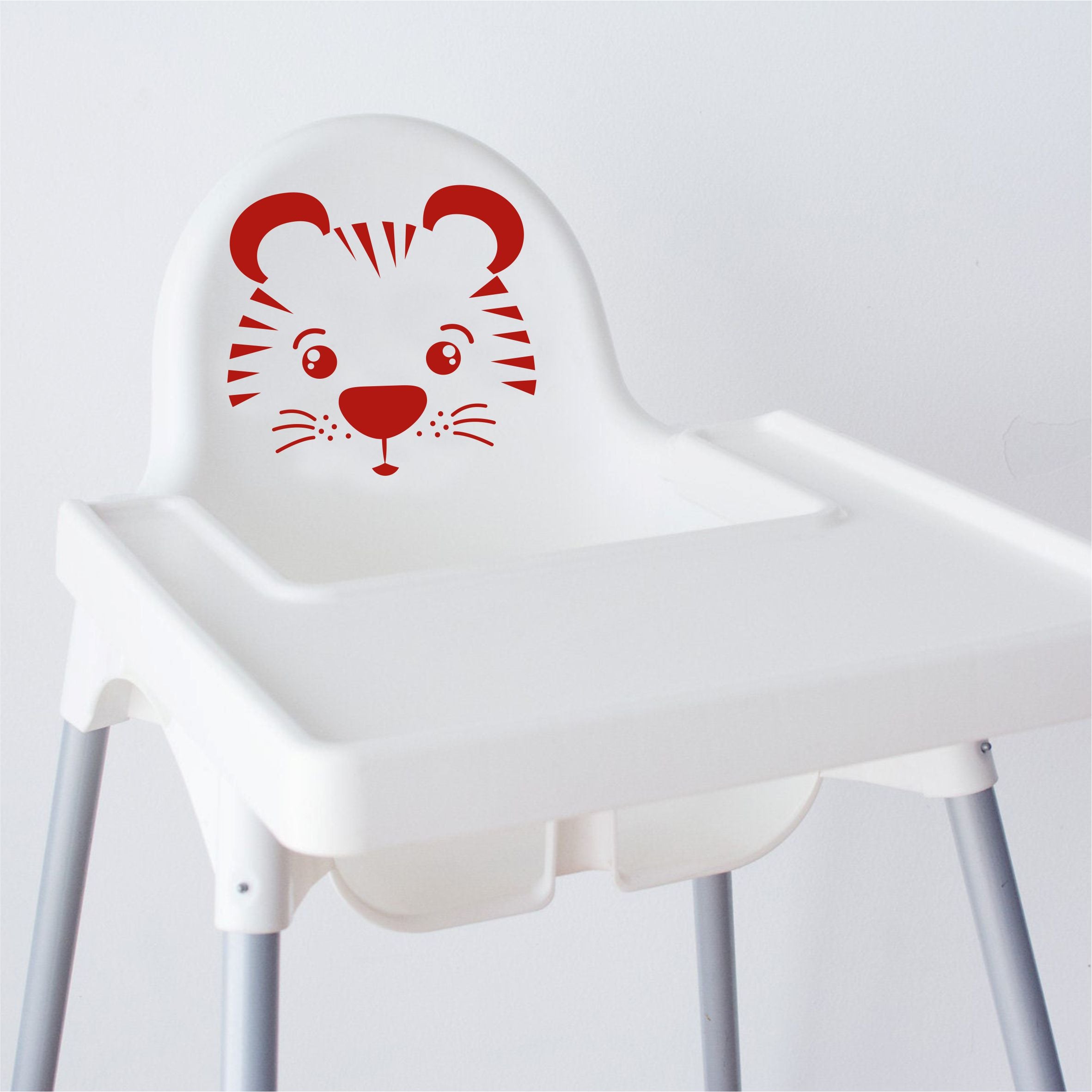 Aufkleber Sticker Tiger passt für IKEA ANTILOP MAMMUT Kinderstuhl Hocker Kinder - FOTOFOL