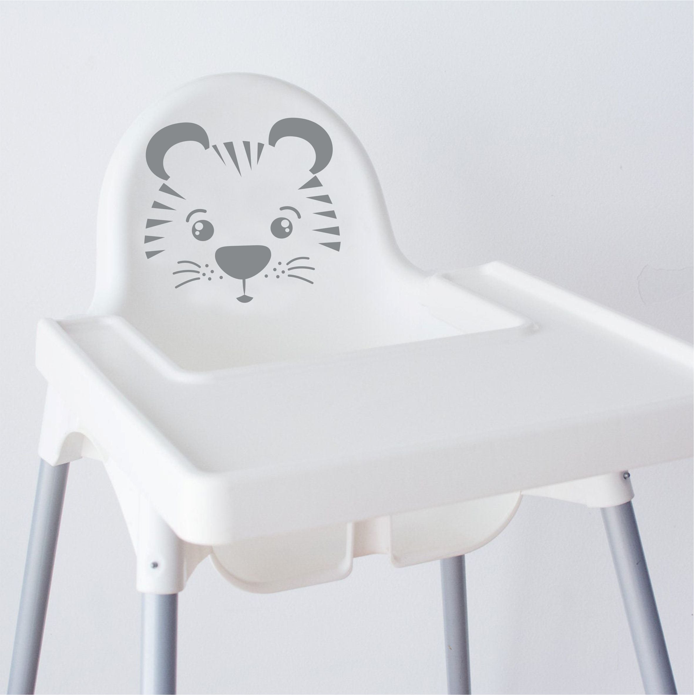 Aufkleber Sticker Tiger passt für IKEA ANTILOP MAMMUT Kinderstuhl Hocker Kinder - FOTOFOL