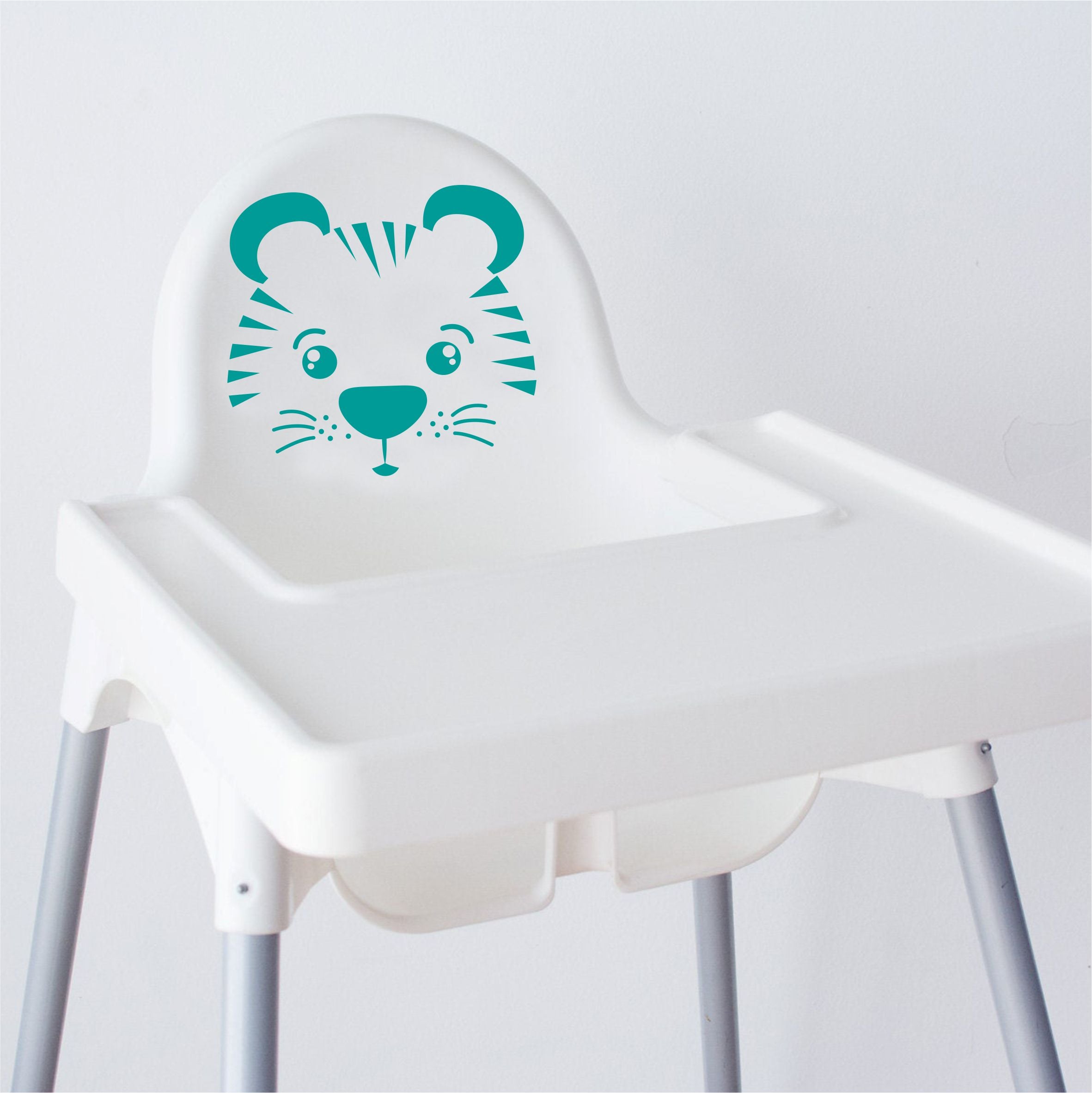 Aufkleber Sticker Tiger passt für IKEA ANTILOP MAMMUT Kinderstuhl Hocker Kinder - FOTOFOL