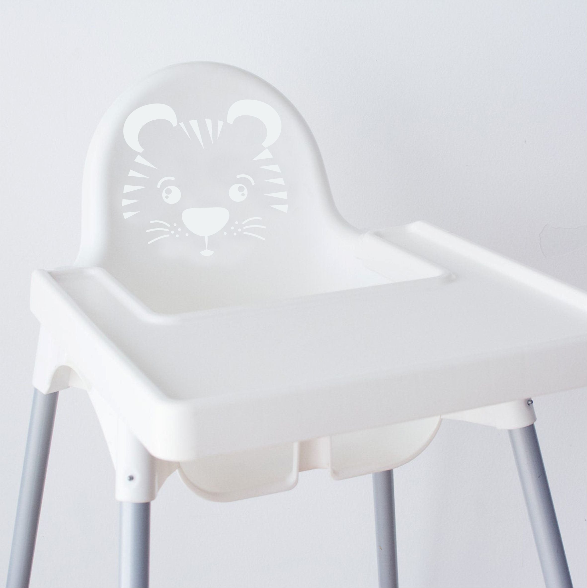 Aufkleber Sticker Tiger passt für IKEA ANTILOP MAMMUT Kinderstuhl Hocker Kinder - FOTOFOL