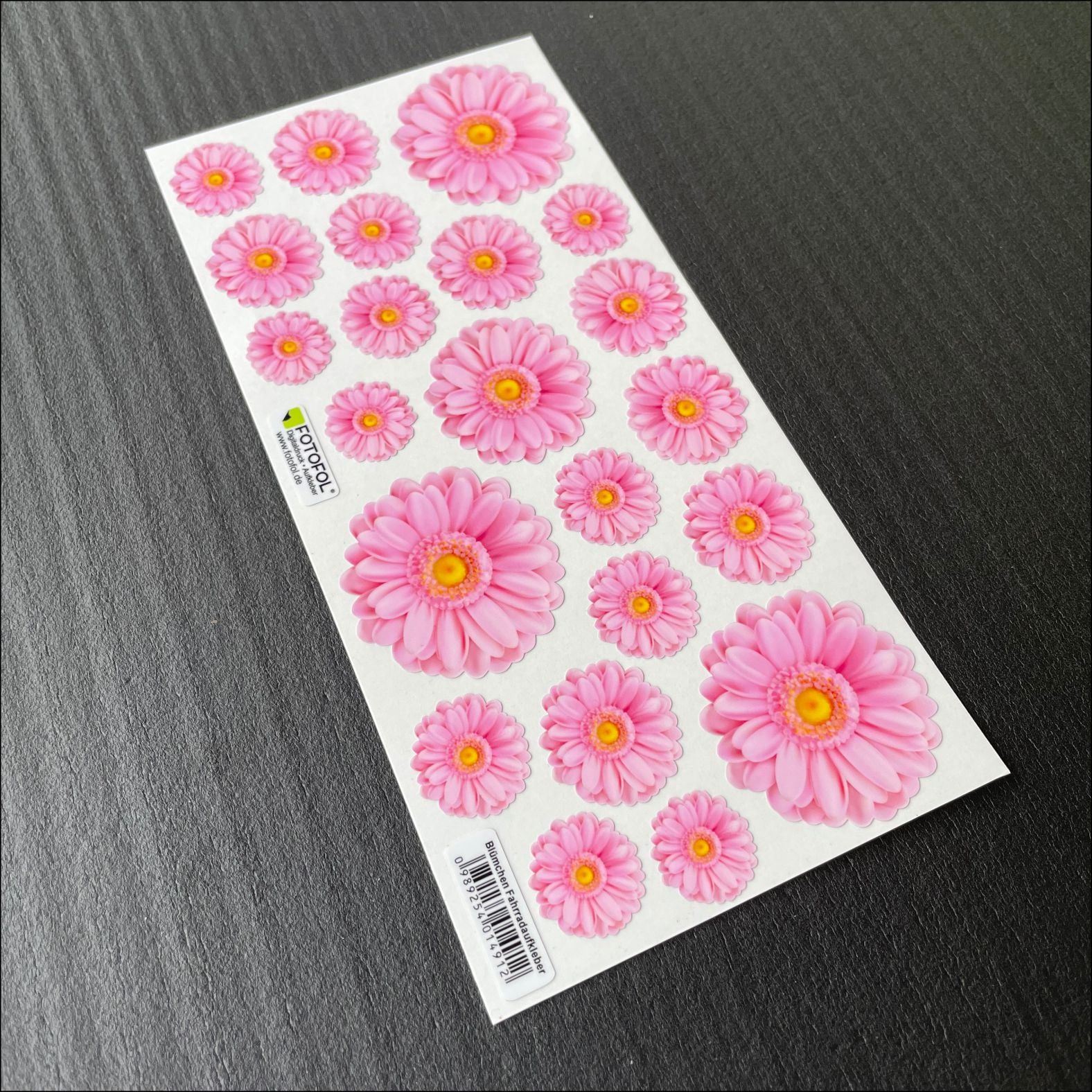 Blümchen Fahrradaufkleber Set - FOTOFOL