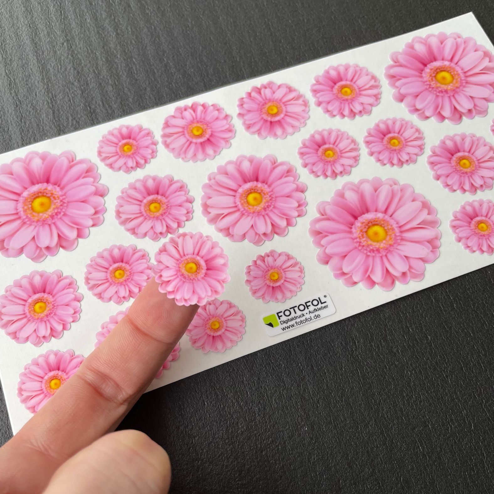 Blümchen Fahrradaufkleber Set - FOTOFOL