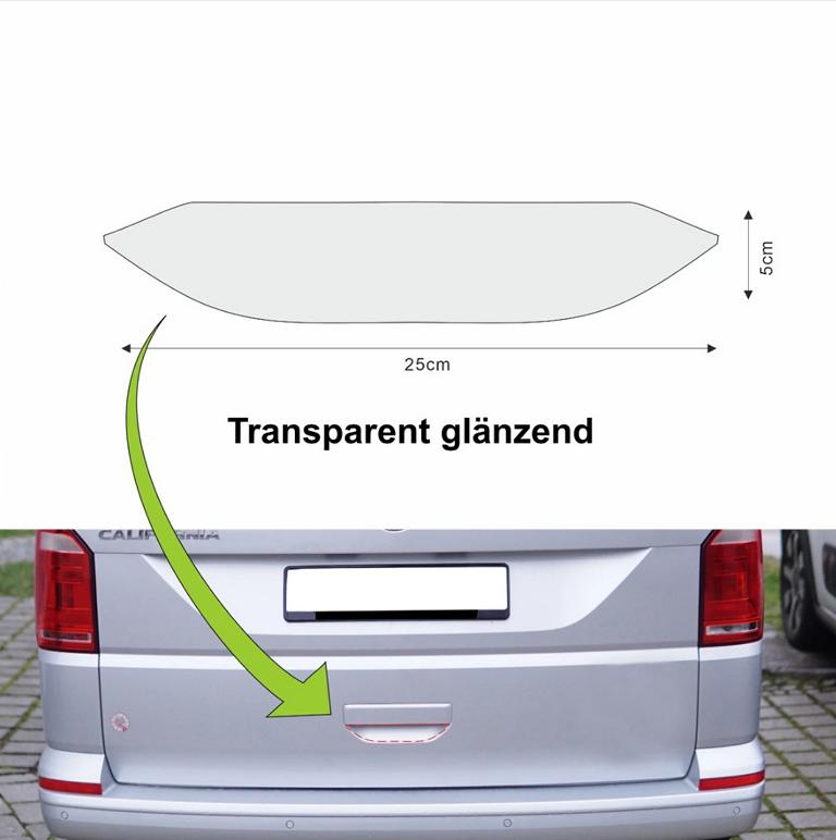 Schutzfolie Auto Heckklappe Griff passend für VW T6 T6.1 California Multivan - FOTOFOL