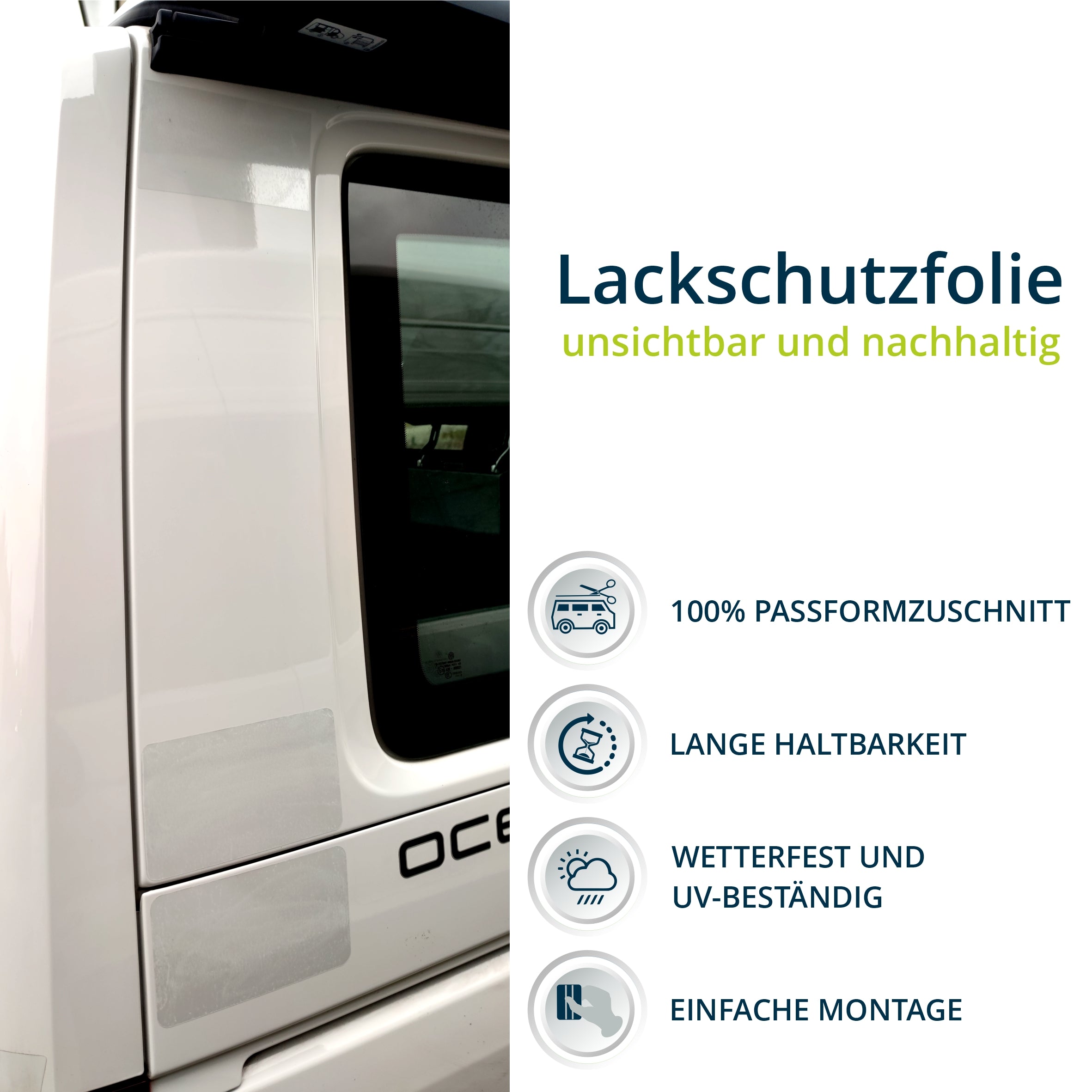 Schutzfolie Auto Markise Kurbel passend für VW T5 T6 T6.1 California Beach Coast Ocean Bulli - FOTOFOL