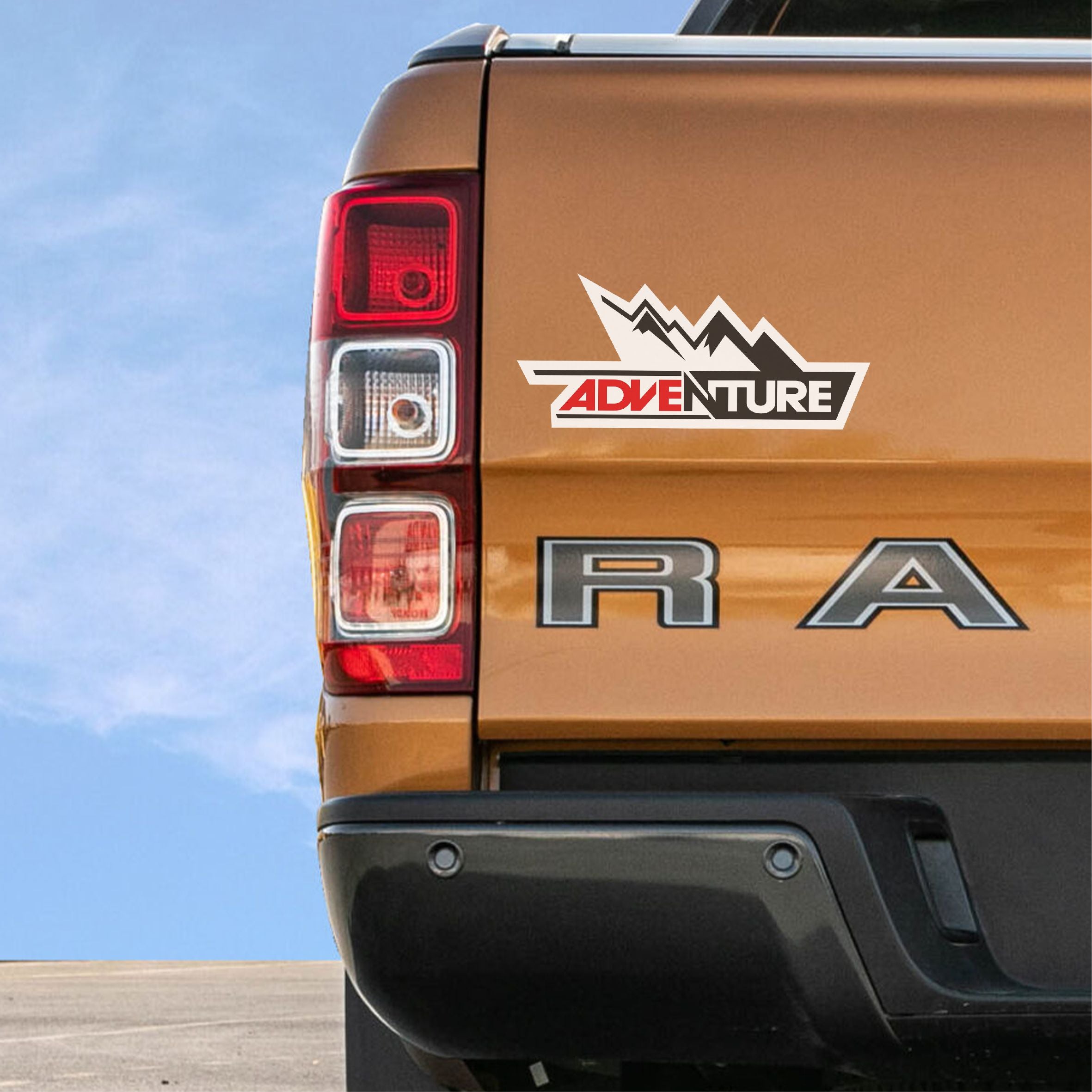 4x4 Off Road Aufkleber Set - Deko Sticker für Auto, Fahrzeuge, SUV - FOTOFOL