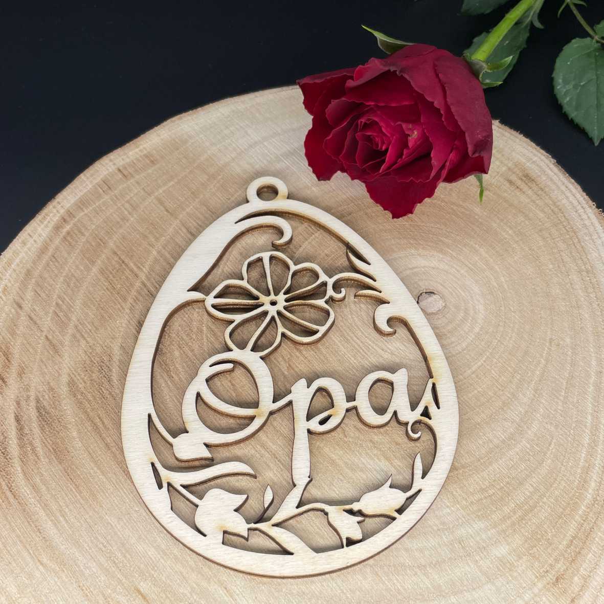 Osterschmuck - Anhänger Ostereier mit Wunschnamen - Ostern Ei personalisiert - FOTOFOL