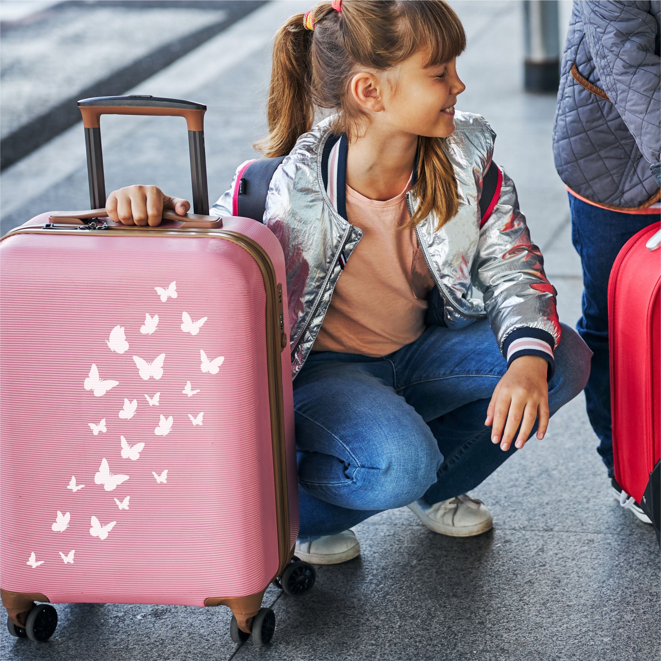 Aufkleber Sticker Schmetterlinge Fahrrad Auto Motorrad/Helm Möbel Kinderzimmer - FOTOFOL