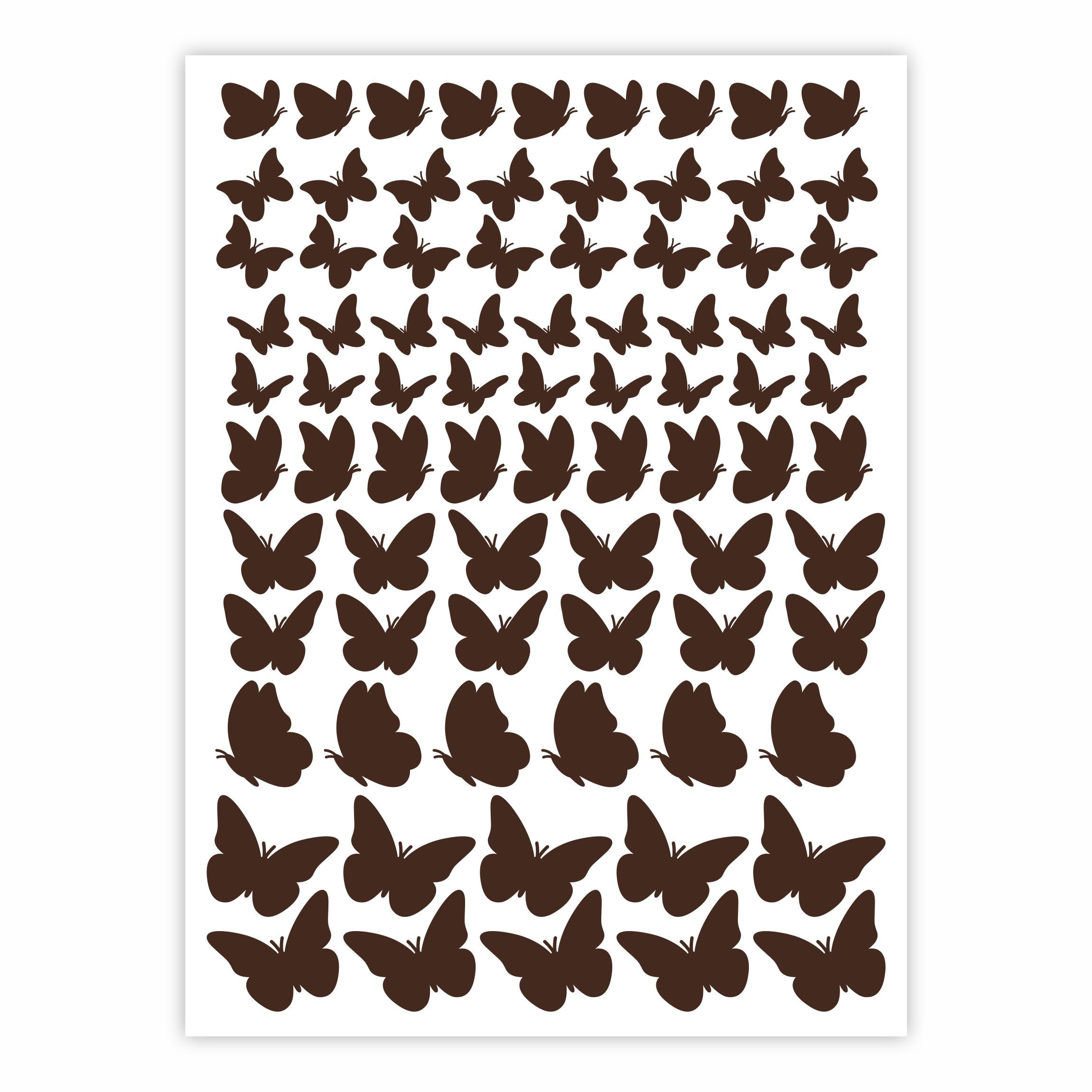 Aufkleber Sticker Schmetterlinge Fahrrad Auto Motorrad/Helm Möbel Kinderzimmer - FOTOFOL