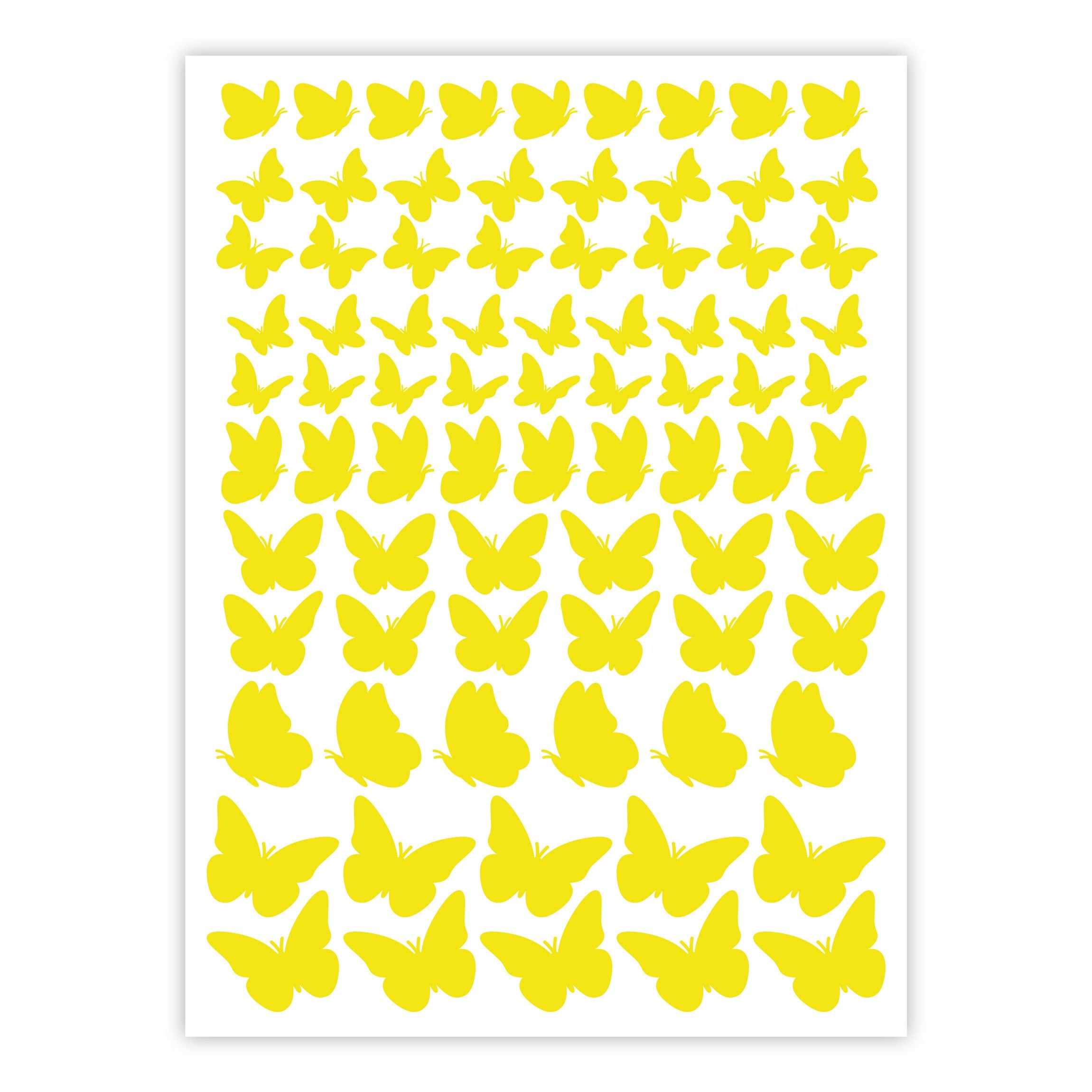 Aufkleber Sticker Schmetterlinge Fahrrad Auto Motorrad/Helm Möbel Kinderzimmer - FOTOFOL