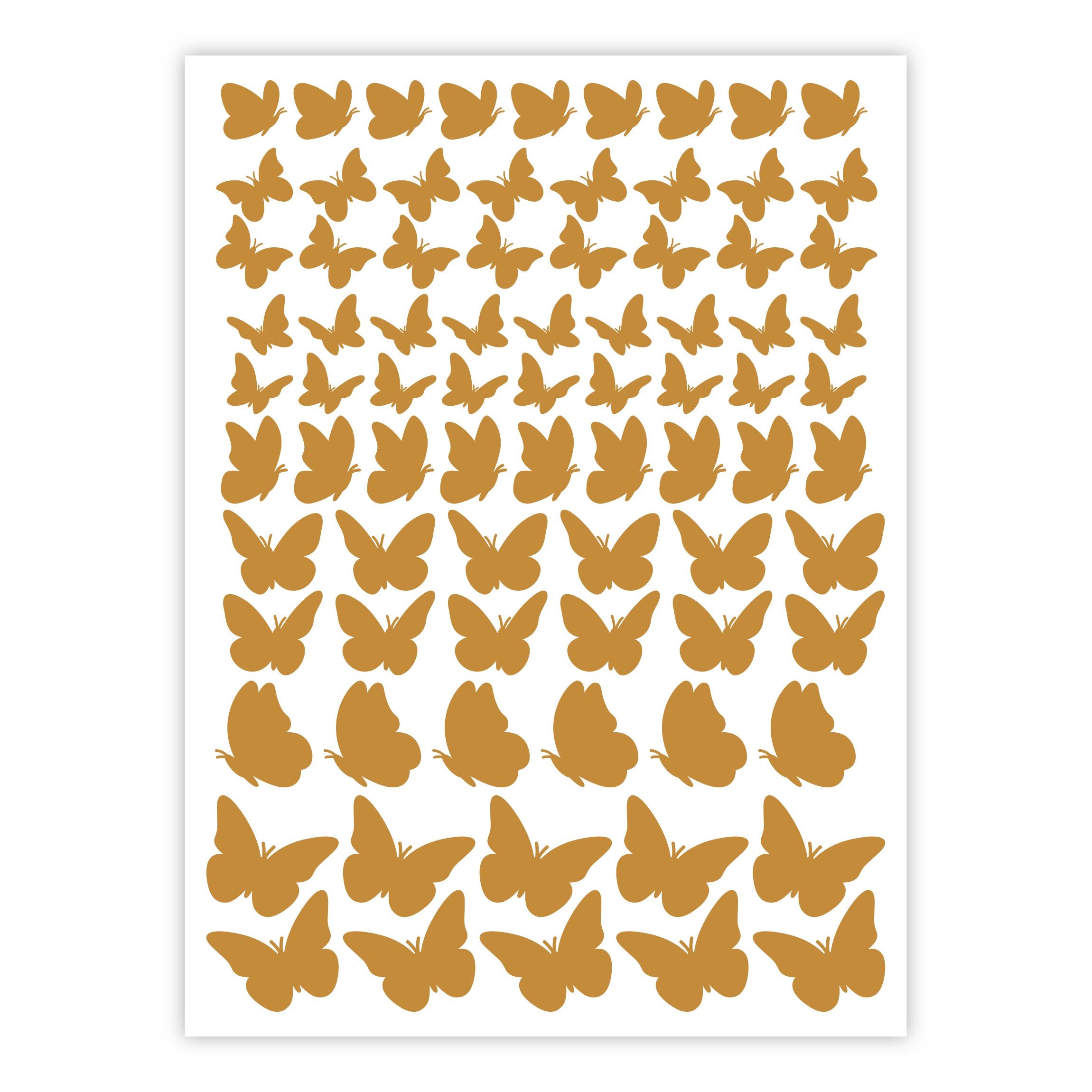 Aufkleber Sticker Schmetterlinge Fahrrad Auto Motorrad/Helm Möbel Kinderzimmer - FOTOFOL