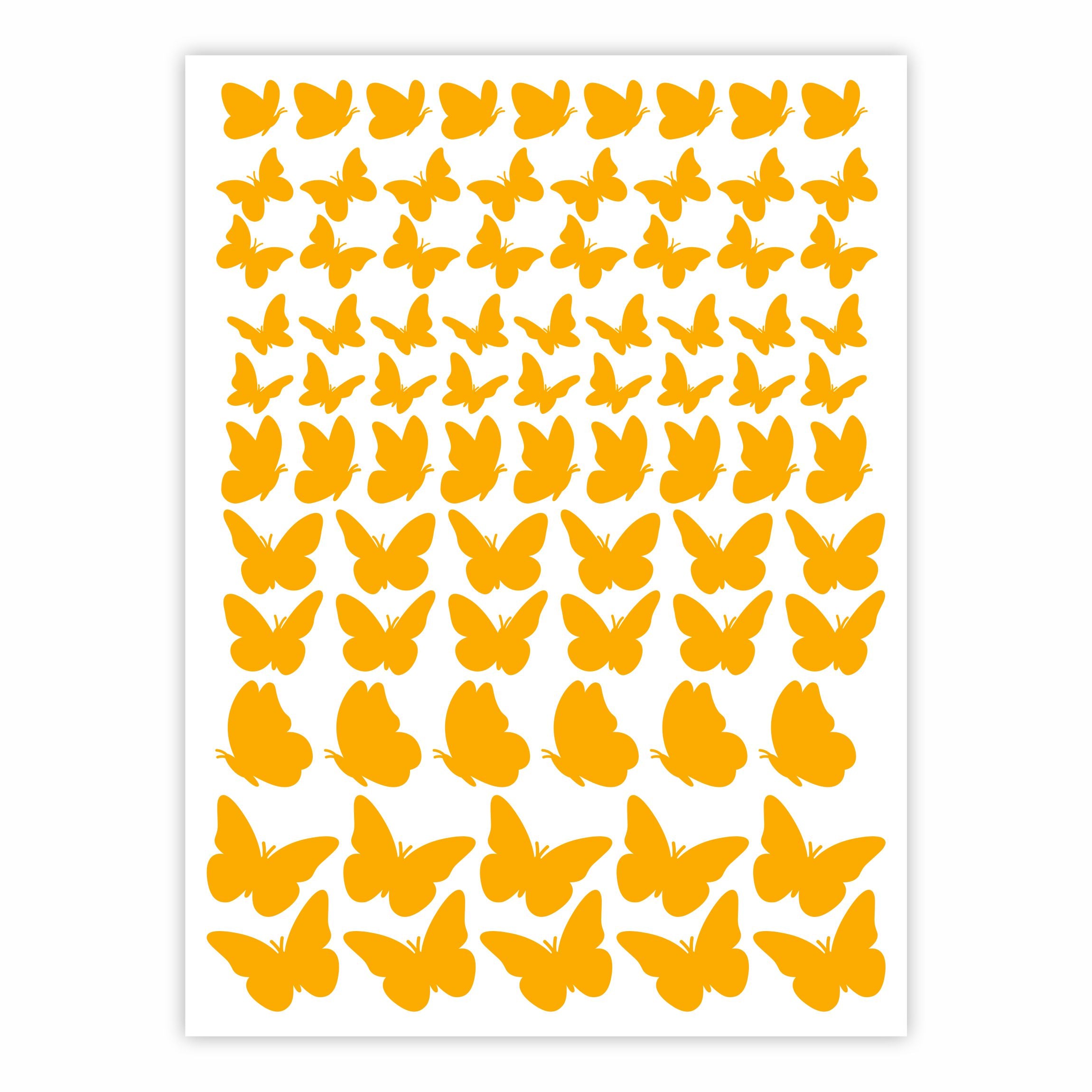 Aufkleber Sticker Schmetterlinge Fahrrad Auto Motorrad/Helm Möbel Kinderzimmer - FOTOFOL