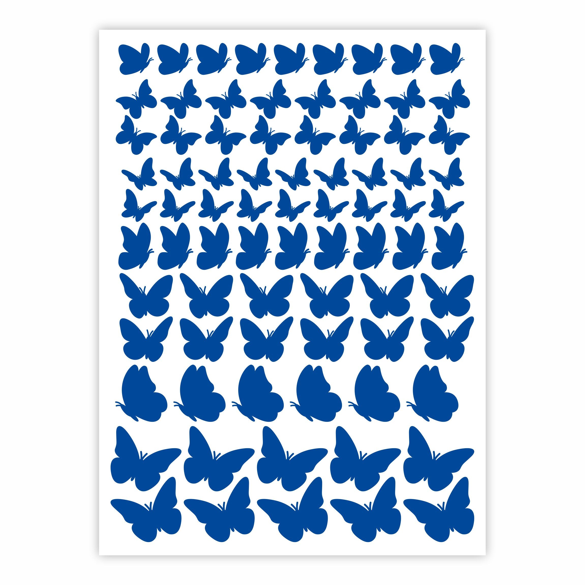 Aufkleber Sticker Schmetterlinge Fahrrad Auto Motorrad/Helm Möbel Kinderzimmer - FOTOFOL