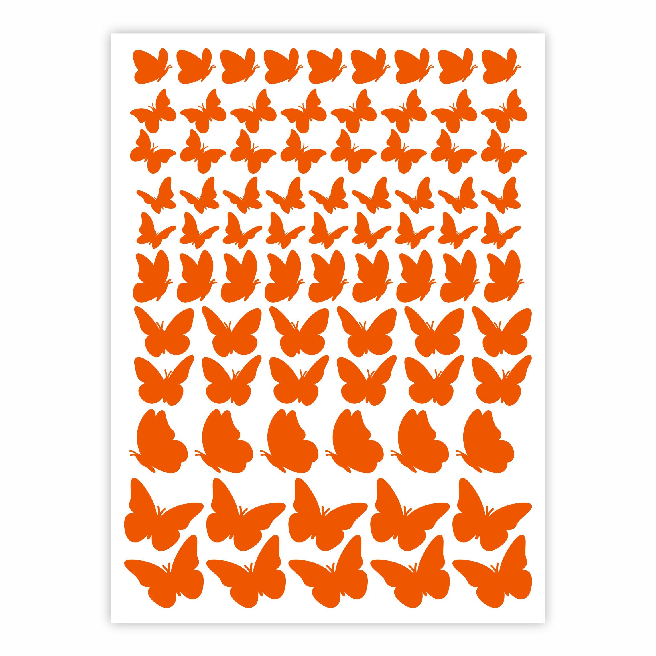 Aufkleber Sticker Schmetterlinge Fahrrad Auto Motorrad/Helm Möbel Kinderzimmer - FOTOFOL