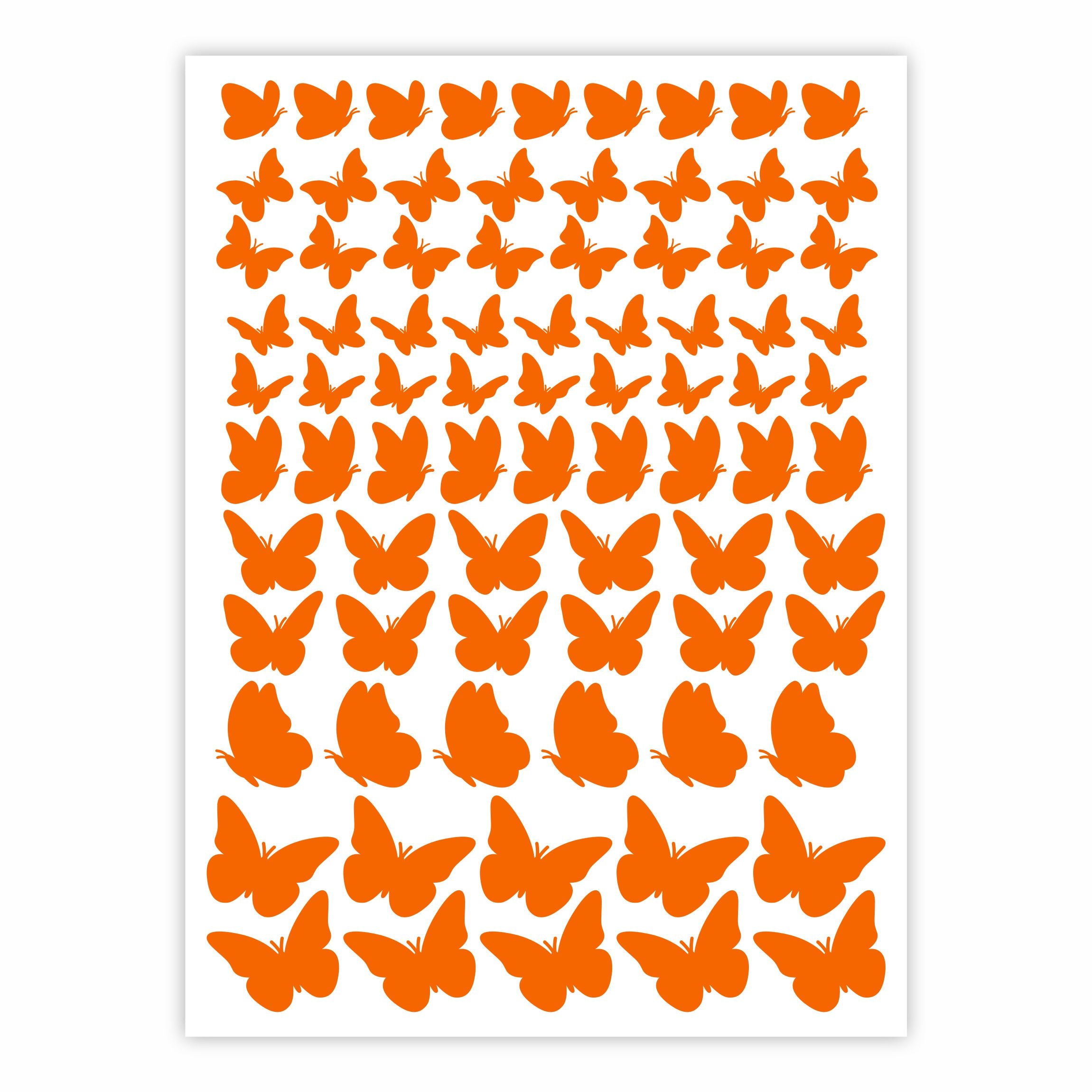 Aufkleber Sticker Schmetterlinge Fahrrad Auto Motorrad/Helm Möbel Kinderzimmer - FOTOFOL