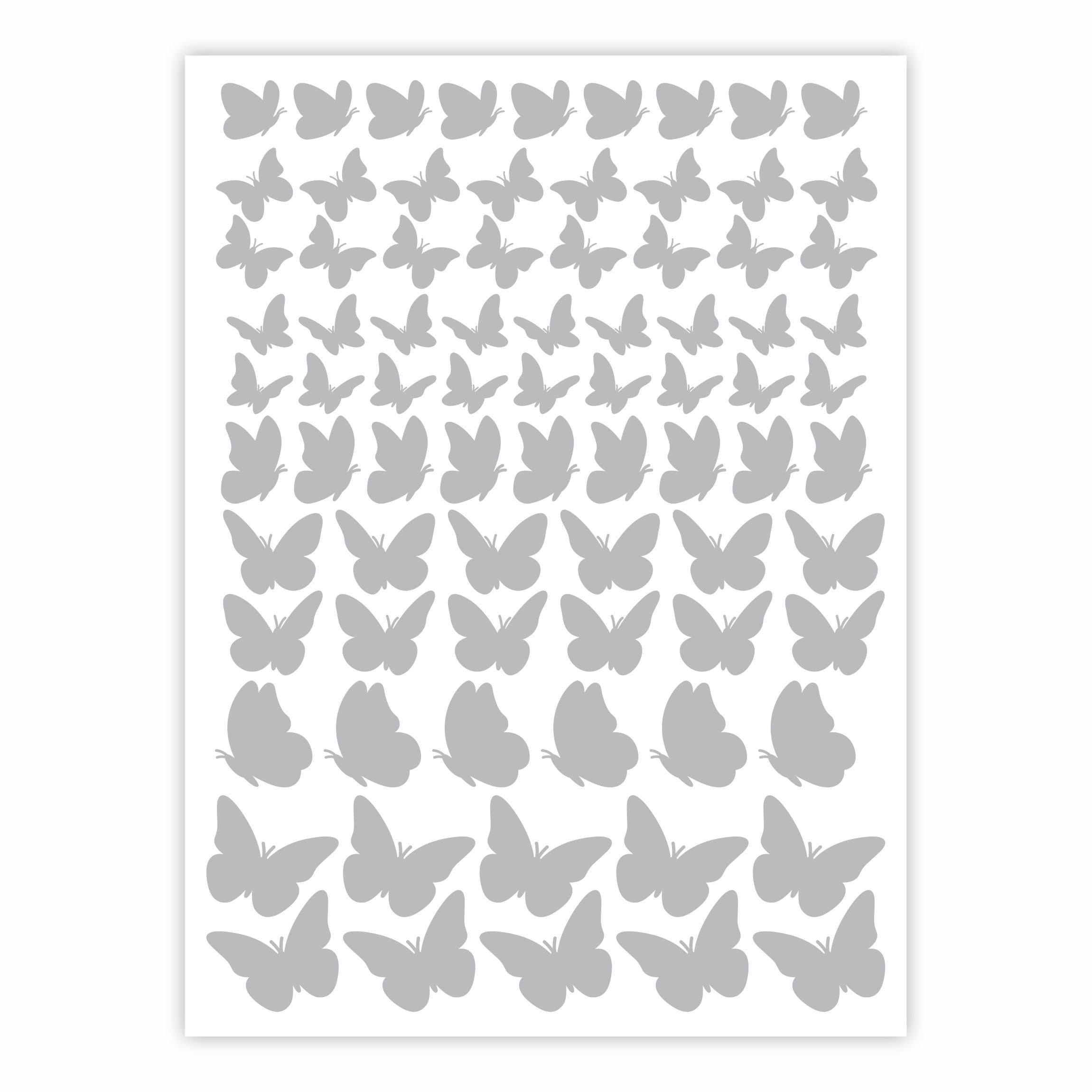 Aufkleber Sticker Schmetterlinge Fahrrad Auto Motorrad/Helm Möbel Kinderzimmer - FOTOFOL