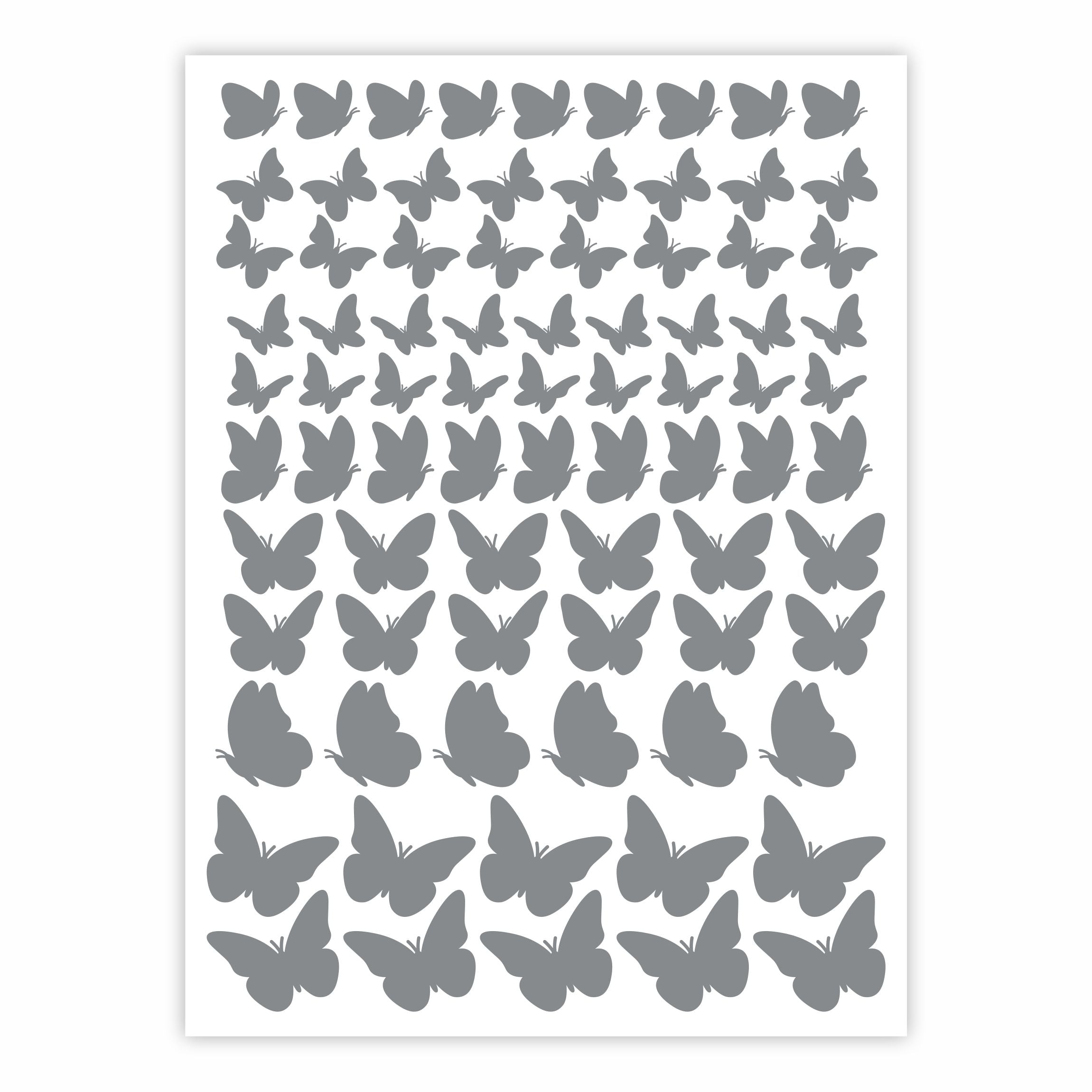 Aufkleber Sticker Schmetterlinge Fahrrad Auto Motorrad/Helm Möbel Kinderzimmer - FOTOFOL