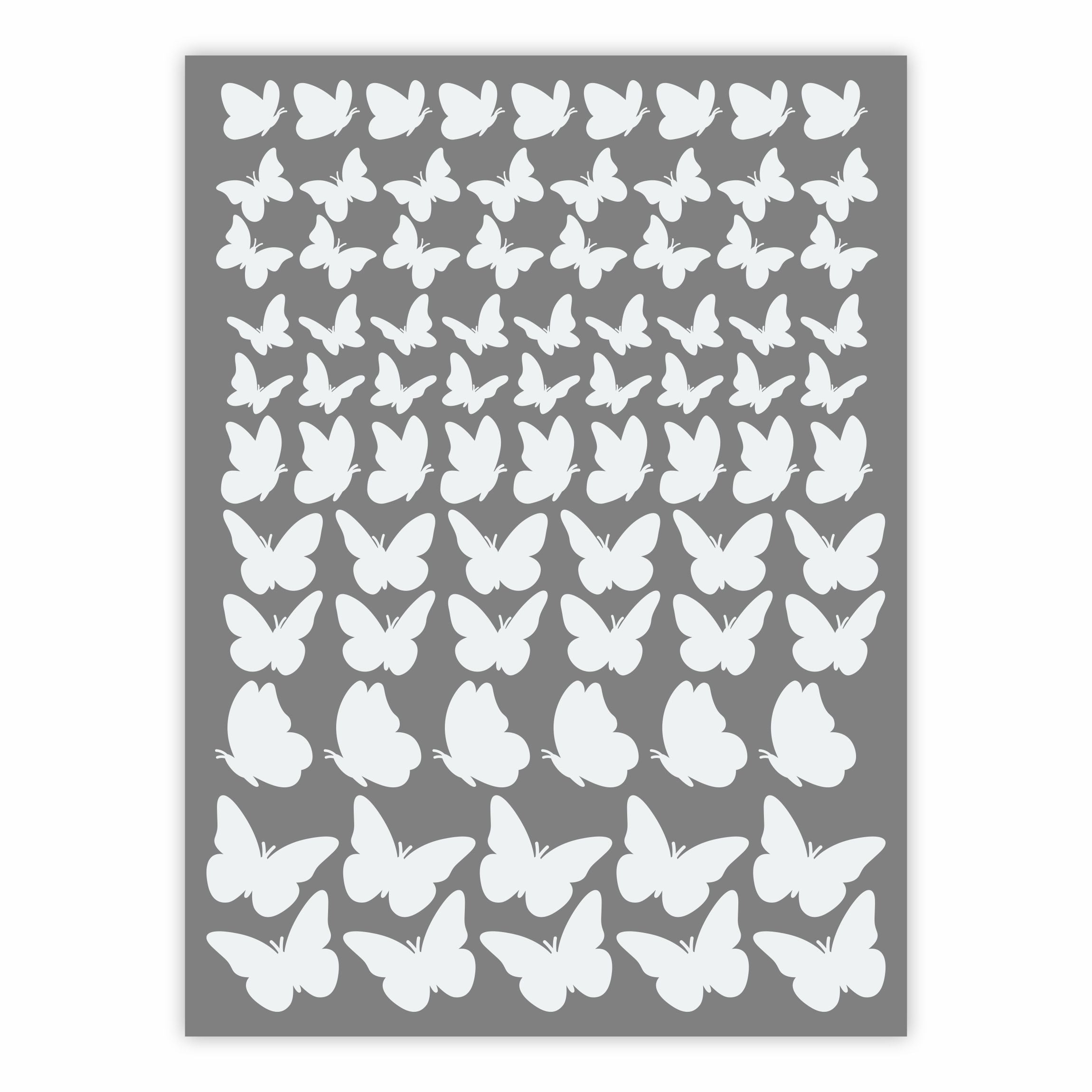 Aufkleber Sticker Schmetterlinge Fahrrad Auto Motorrad/Helm Möbel Kinderzimmer - FOTOFOL