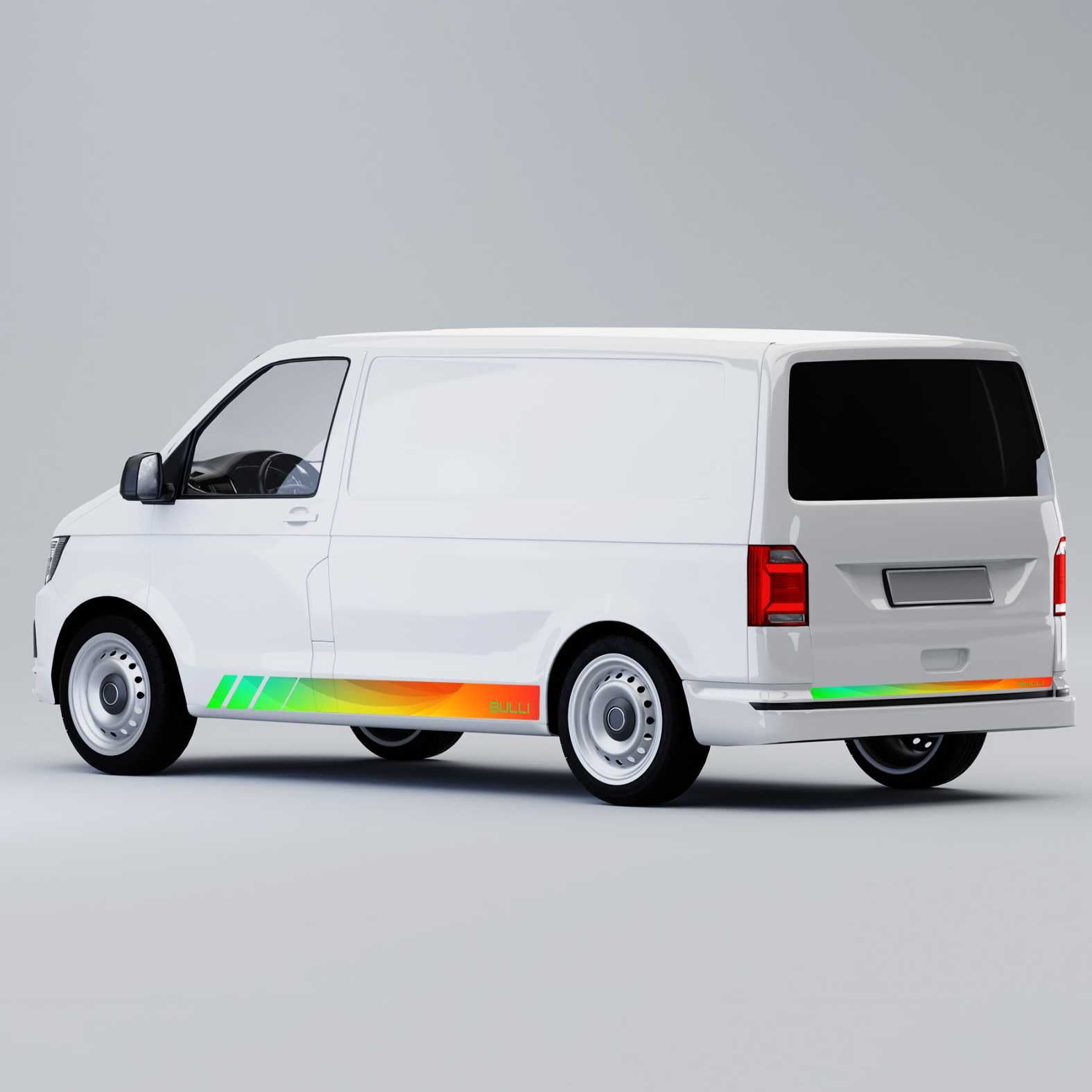 Seitenstreifen für VW T6.1 oder T6 mit individuellem Wunschtext und Logo - FOTOFOL