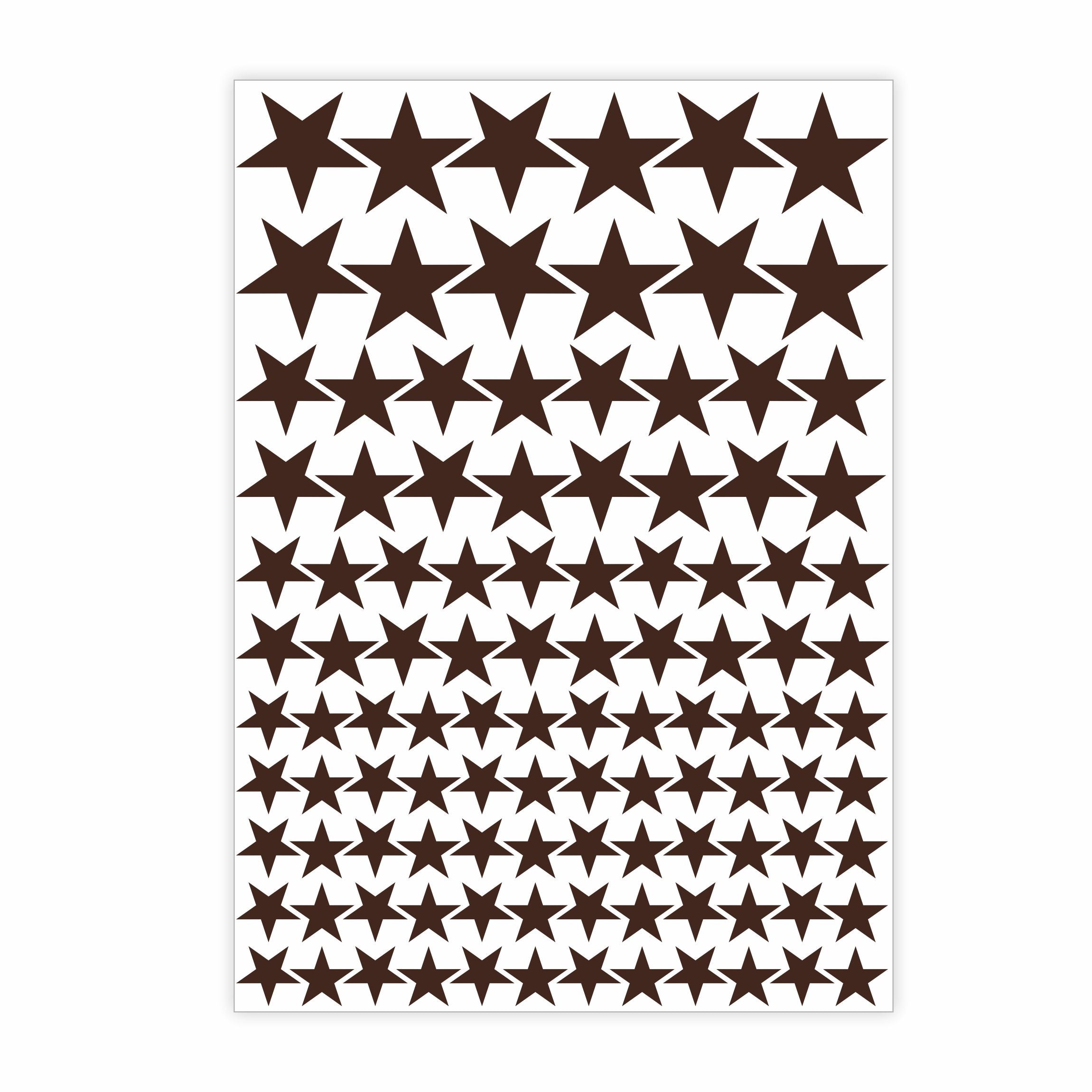 Aufkleber Sticker Sterne Fahrrad, Motorrad, Helm, Möbel, Schultüte, Trinkflasche, Skateboard - FOTOFOL