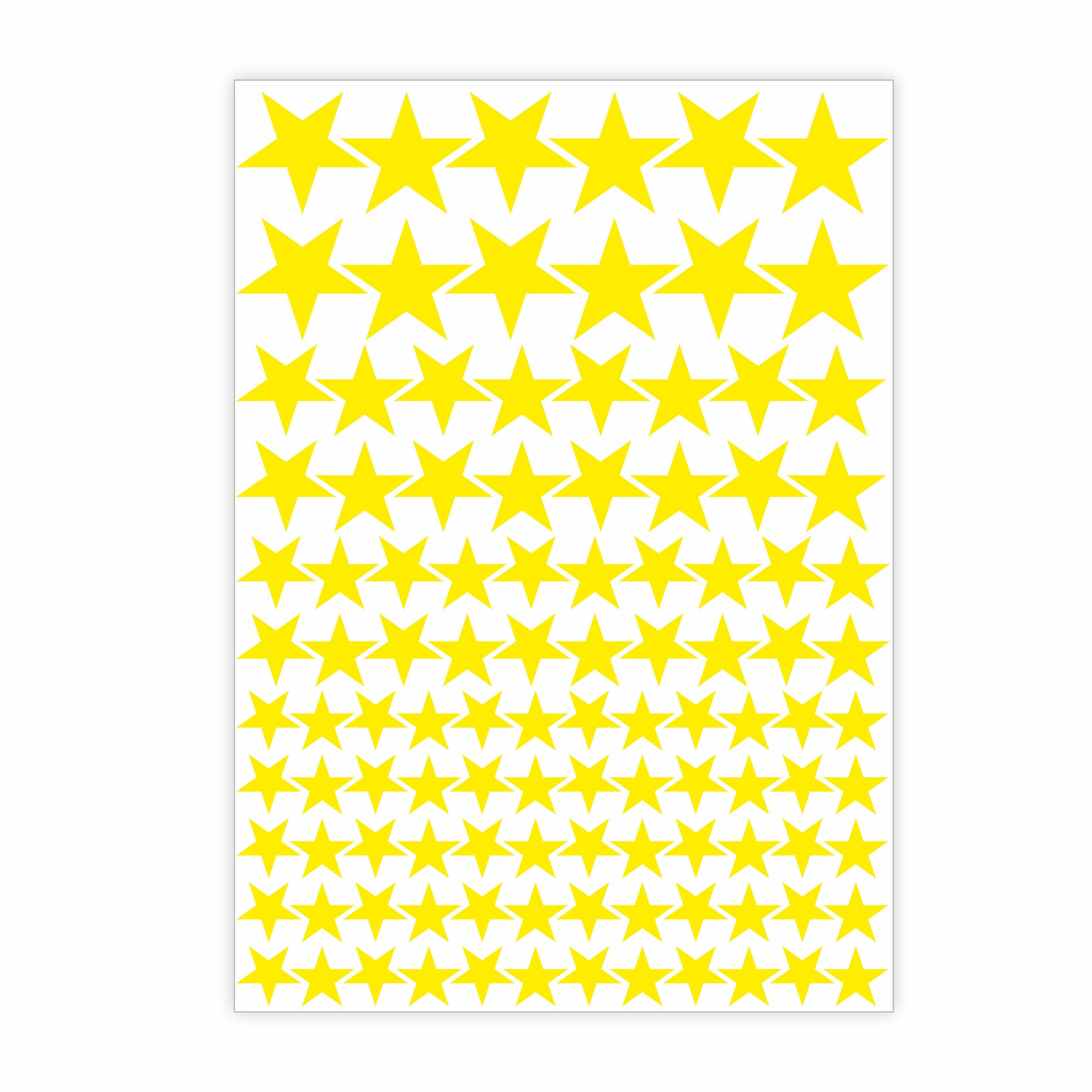 Aufkleber Sticker Sterne Fahrrad, Motorrad, Helm, Möbel, Schultüte, Trinkflasche, Skateboard - FOTOFOL