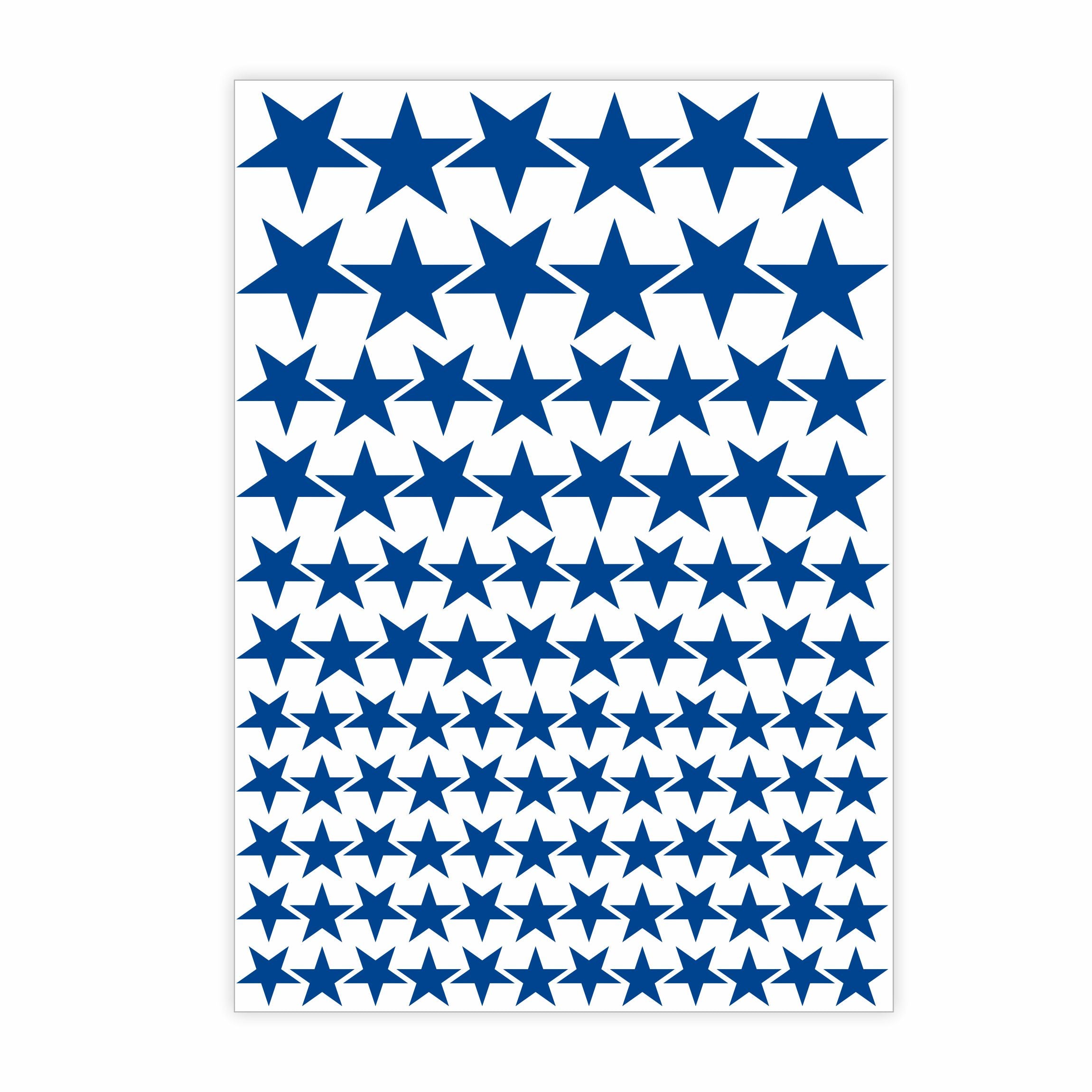 Aufkleber Sticker Sterne Fahrrad, Motorrad, Helm, Möbel, Schultüte, Trinkflasche, Skateboard - FOTOFOL