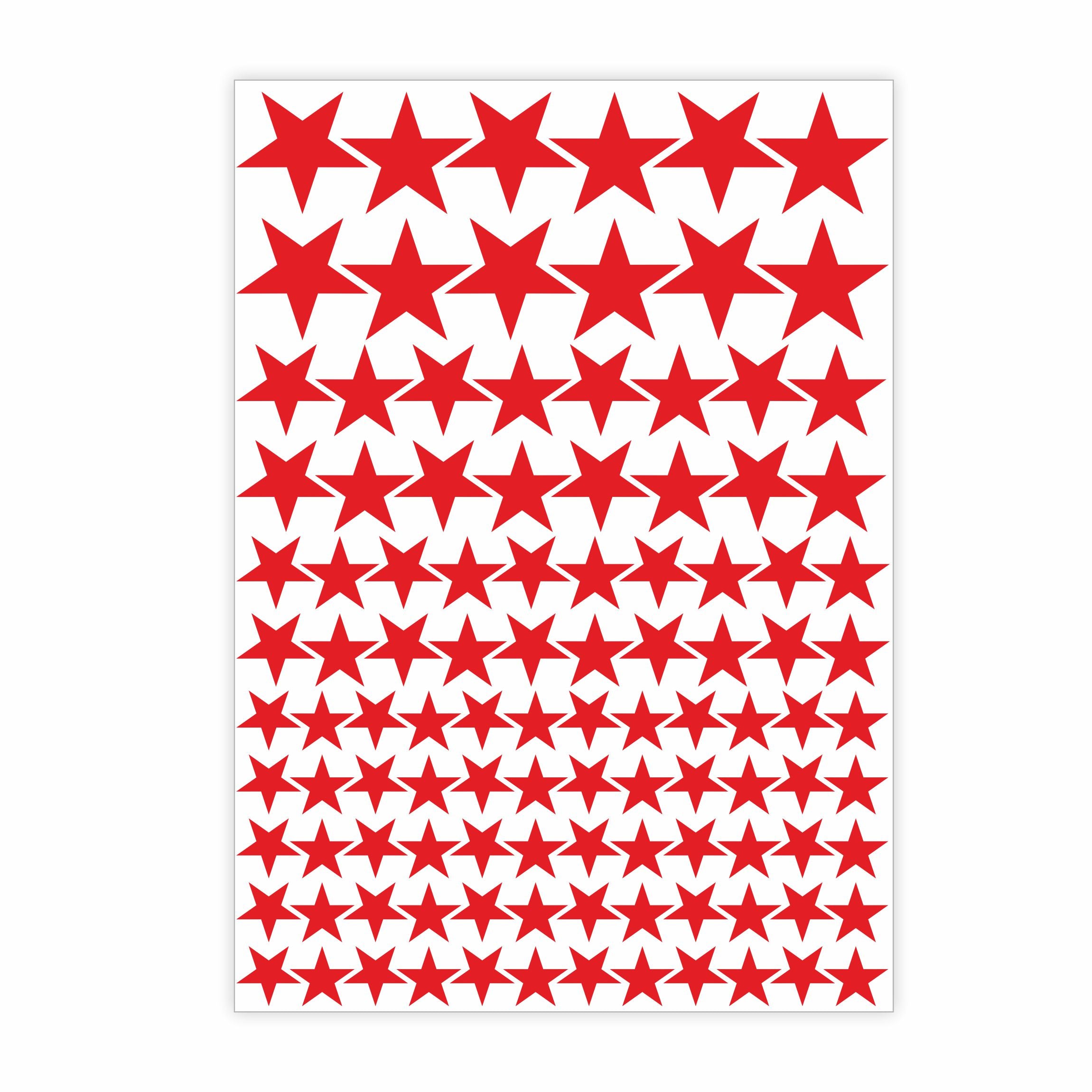 Aufkleber Sticker Sterne Fahrrad, Motorrad, Helm, Möbel, Schultüte, Trinkflasche, Skateboard - FOTOFOL