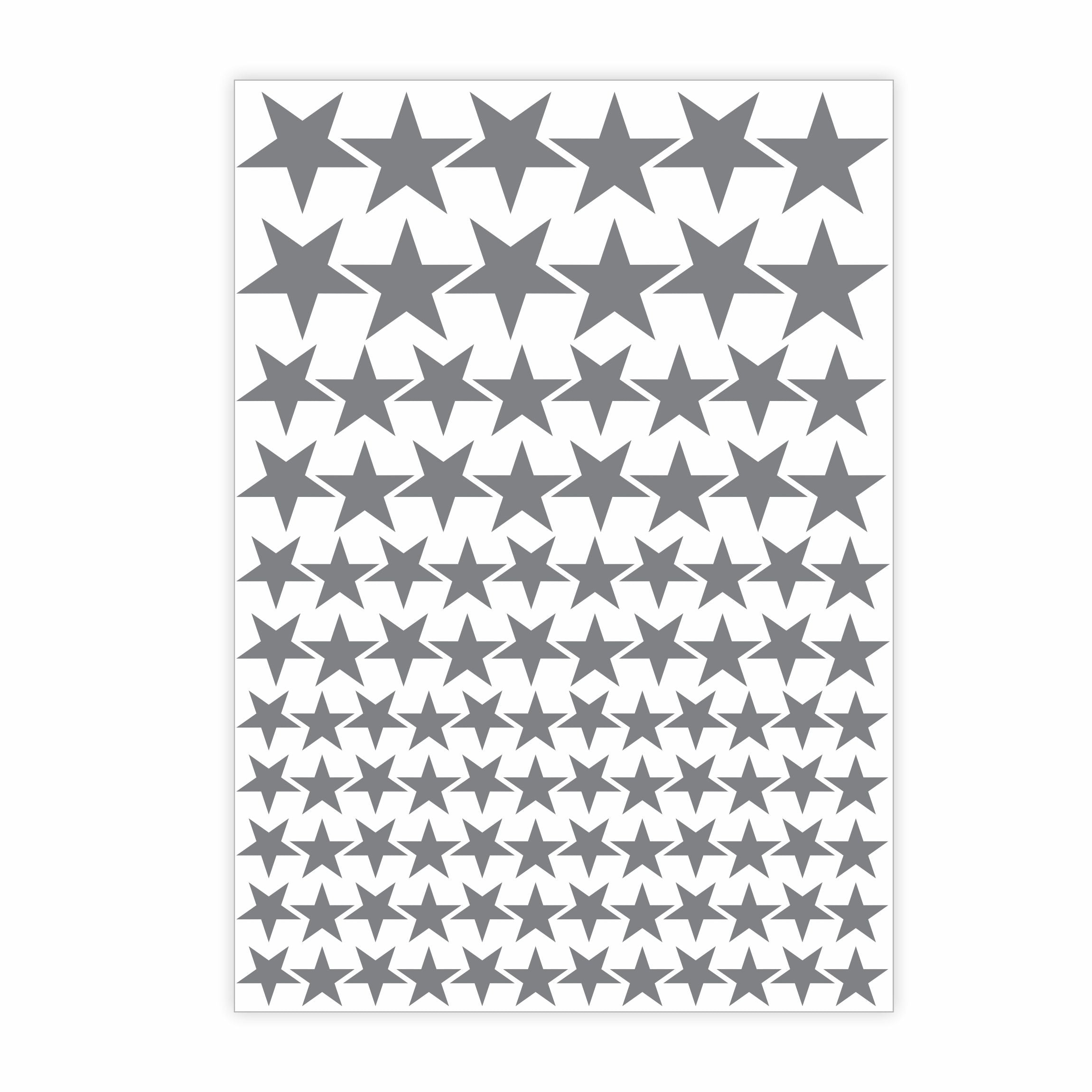 Aufkleber Sticker Sterne Fahrrad, Motorrad, Helm, Möbel, Schultüte, Trinkflasche, Skateboard - FOTOFOL