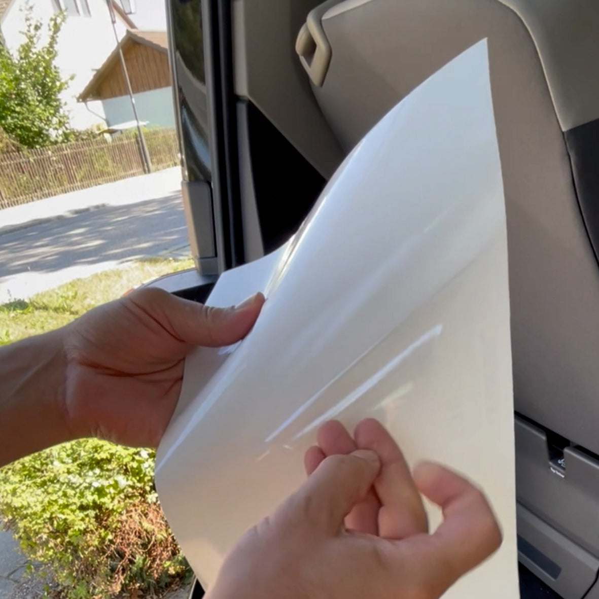 Schutzfolie Auto Ladekante / Stoßstangen Transparent passend für VW T7 Multivan - Kratzschutz, Lackschutzfolie - FOTOFOL