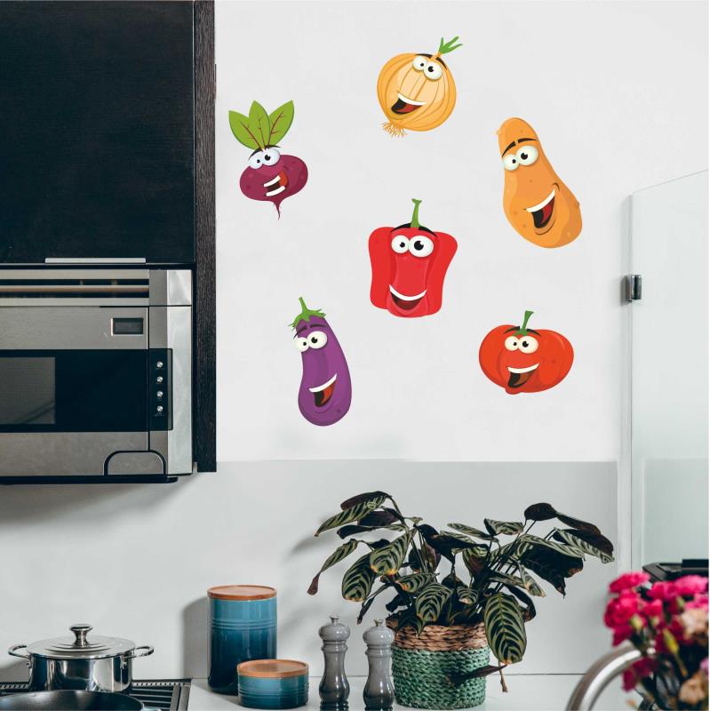 Wandtattoo Küche Gemüse Set - FOTOFOL