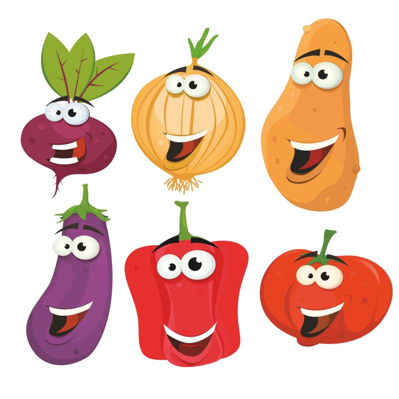 Wandtattoo Küche Gemüse Set - FOTOFOL