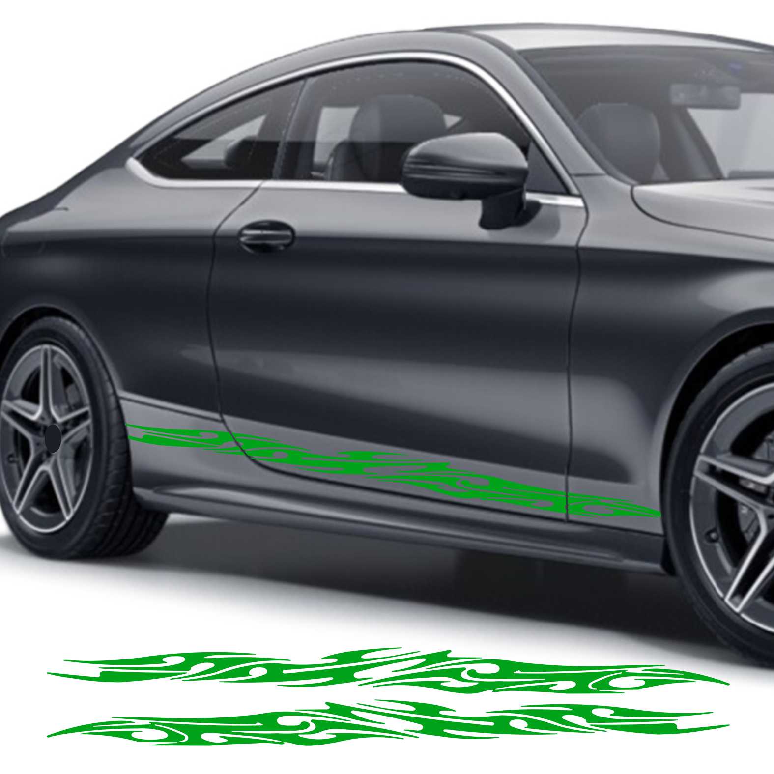 Seitenstreifen Auto Aufkleber Dekor Sticker Tuning Racing - FOTOFOL