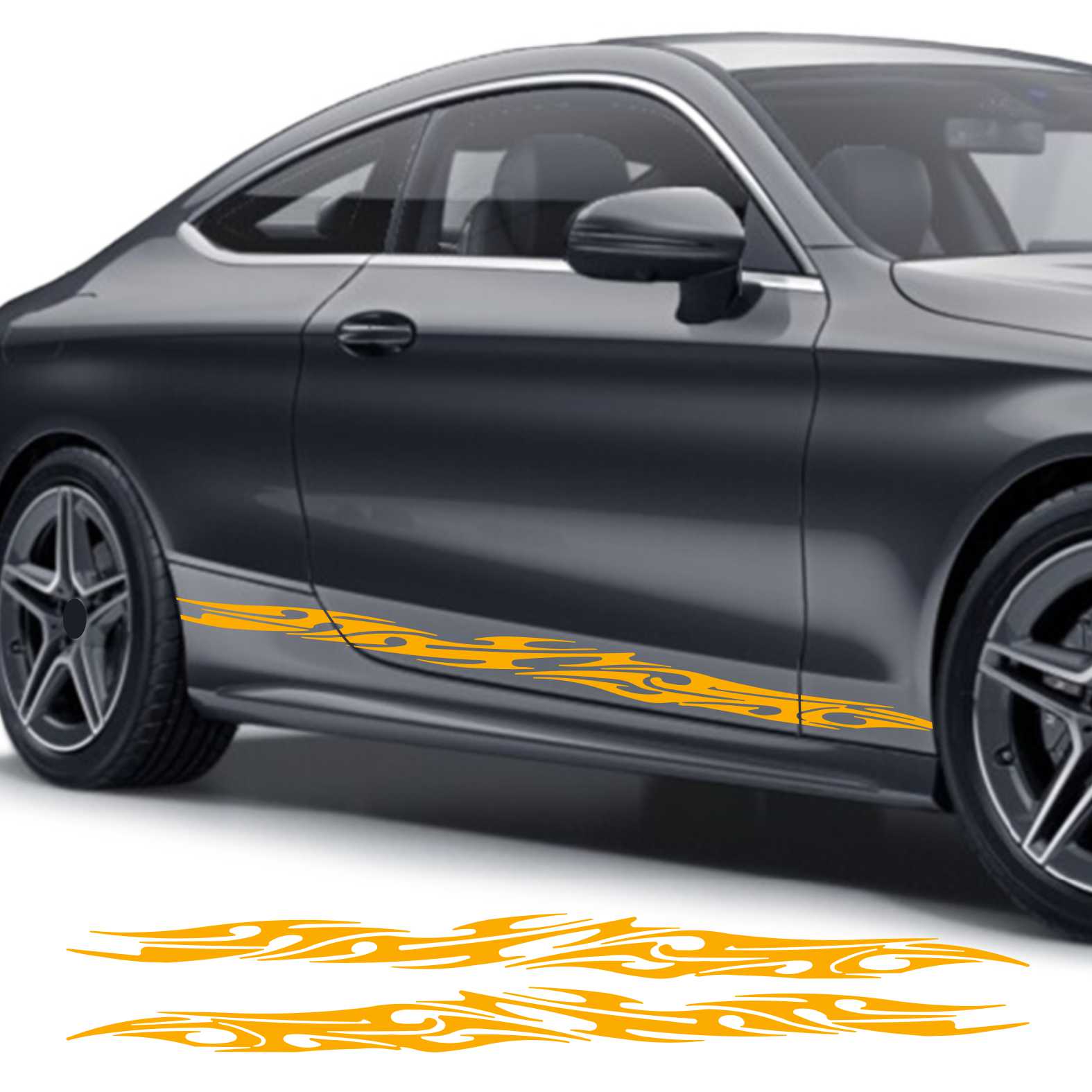 Seitenstreifen Auto Aufkleber Dekor Sticker Tuning Racing - FOTOFOL