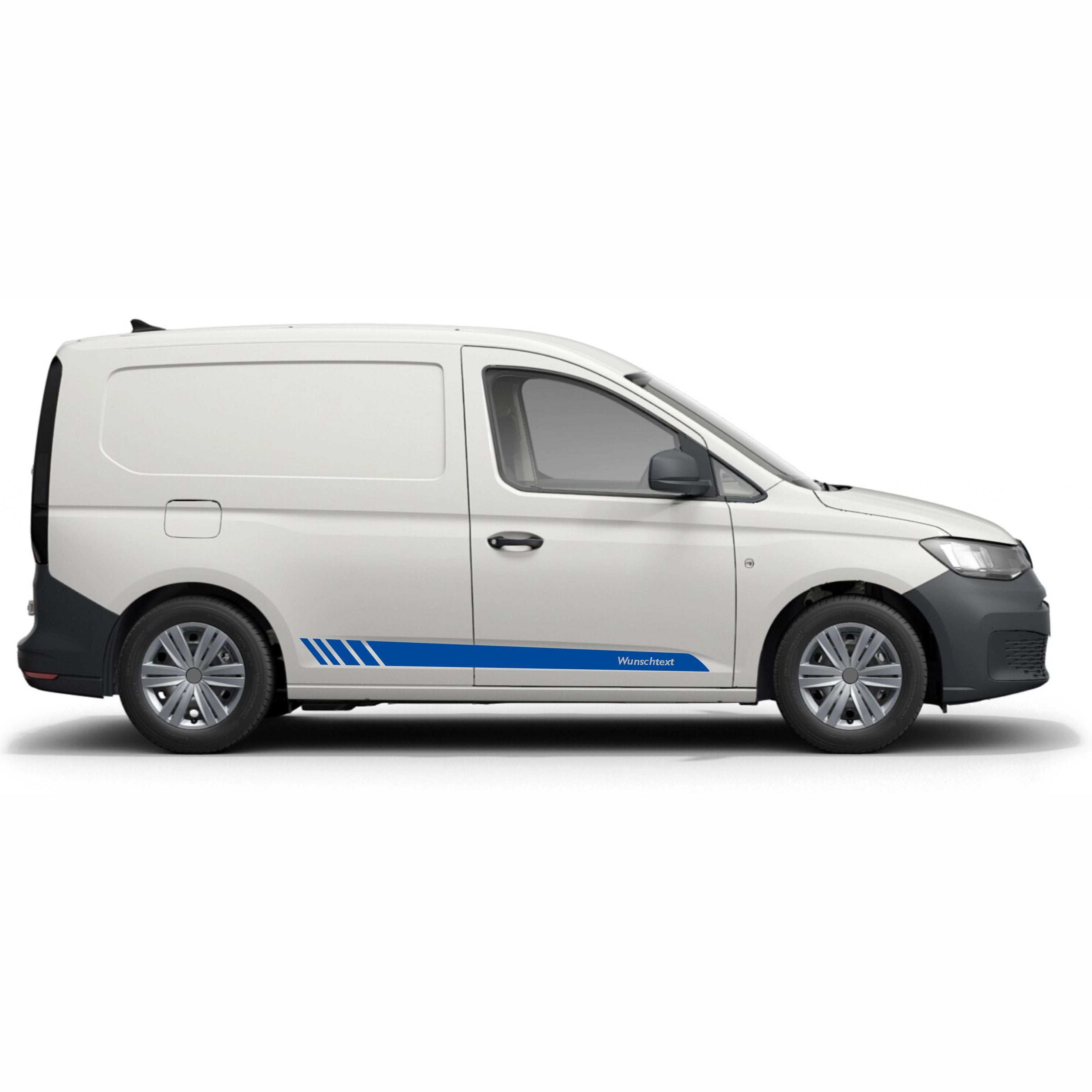 Seitenstreifen Aufkleber Wunschtext passt für VW Caddy - FOTOFOL
