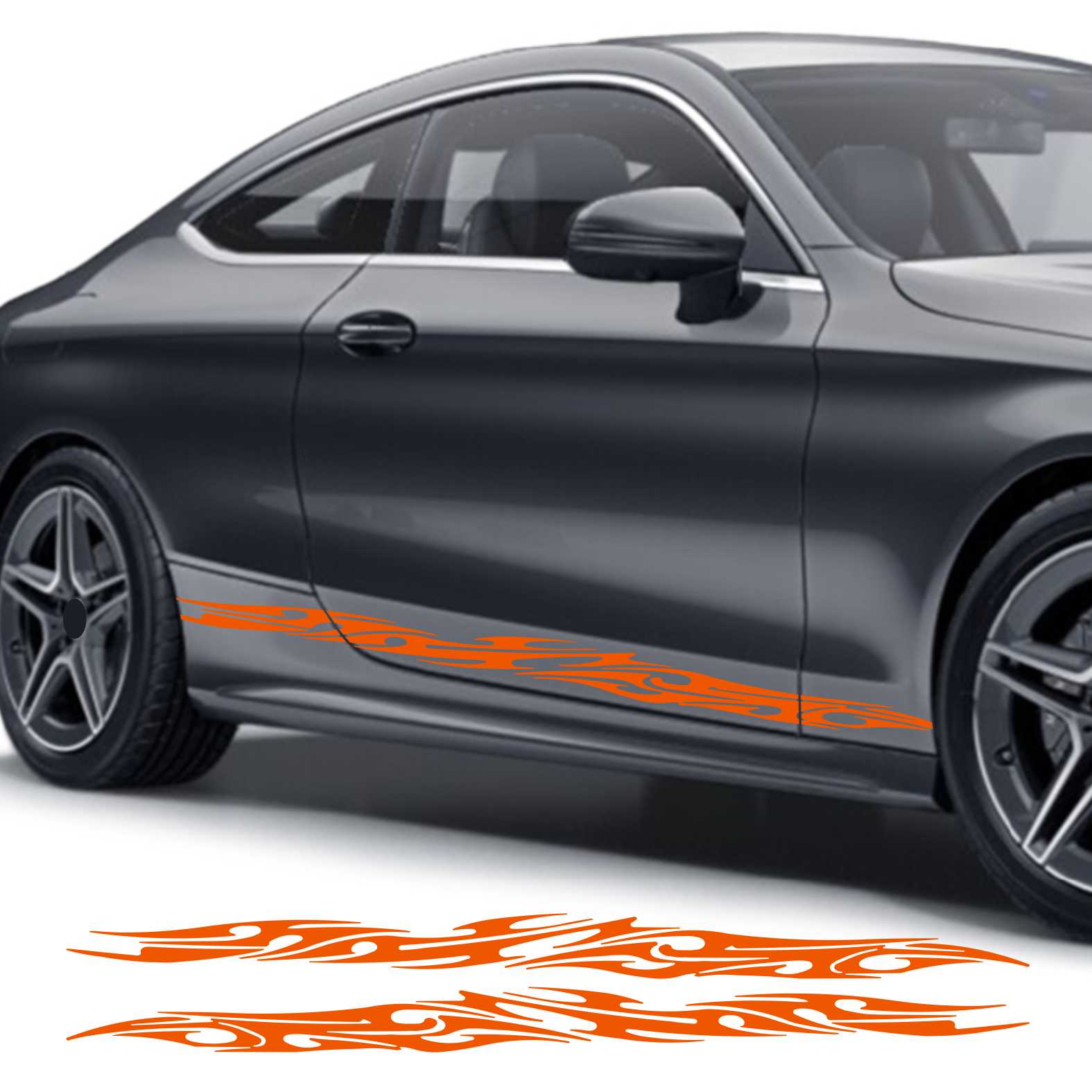 Seitenstreifen Auto Aufkleber Dekor Sticker Tuning Racing - FOTOFOL