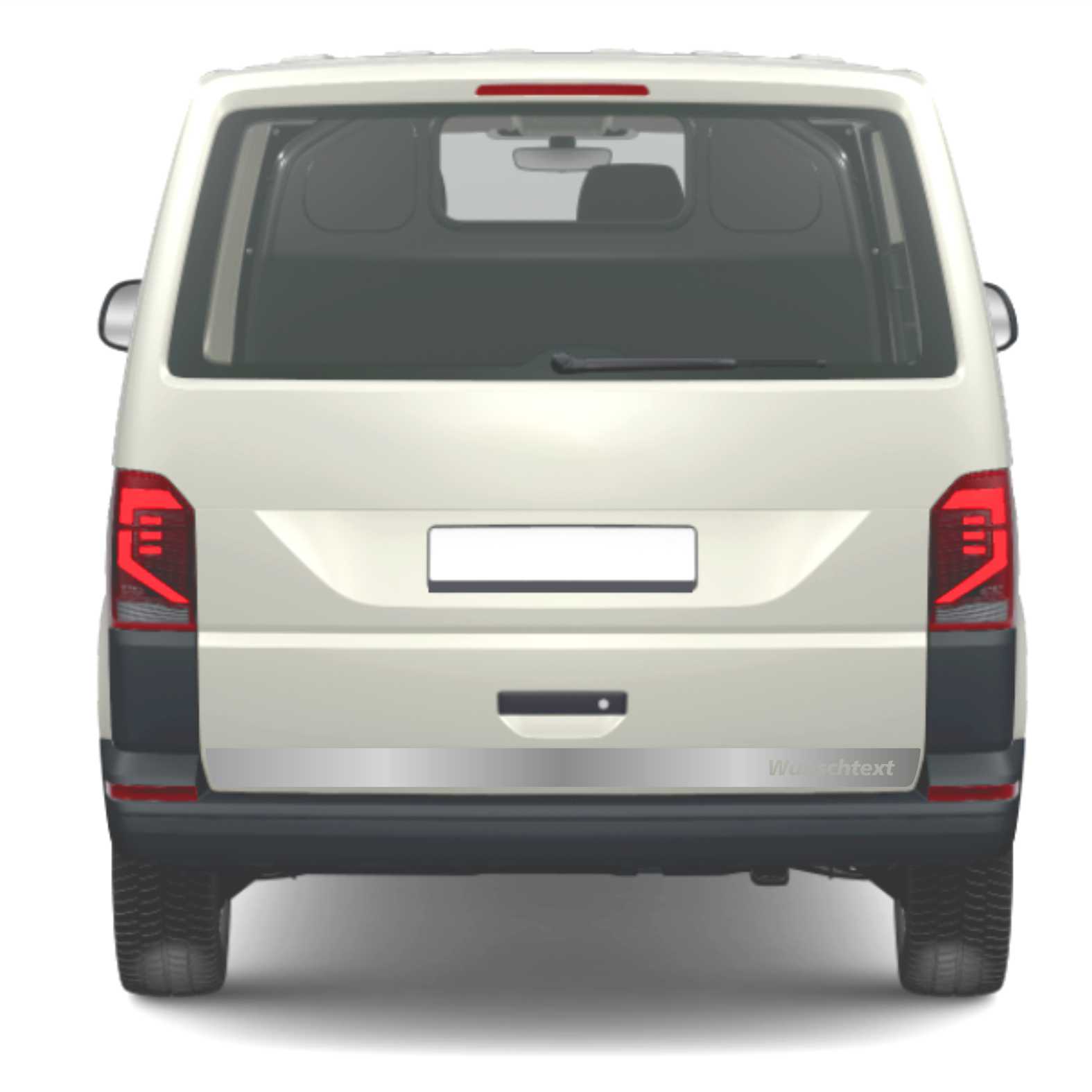 Heckklappen Heckstreifen Aufkleber Wunschtext passend für VW T6.1 T6 T5 Multivan Bulli - Streifen 1 - FOTOFOL