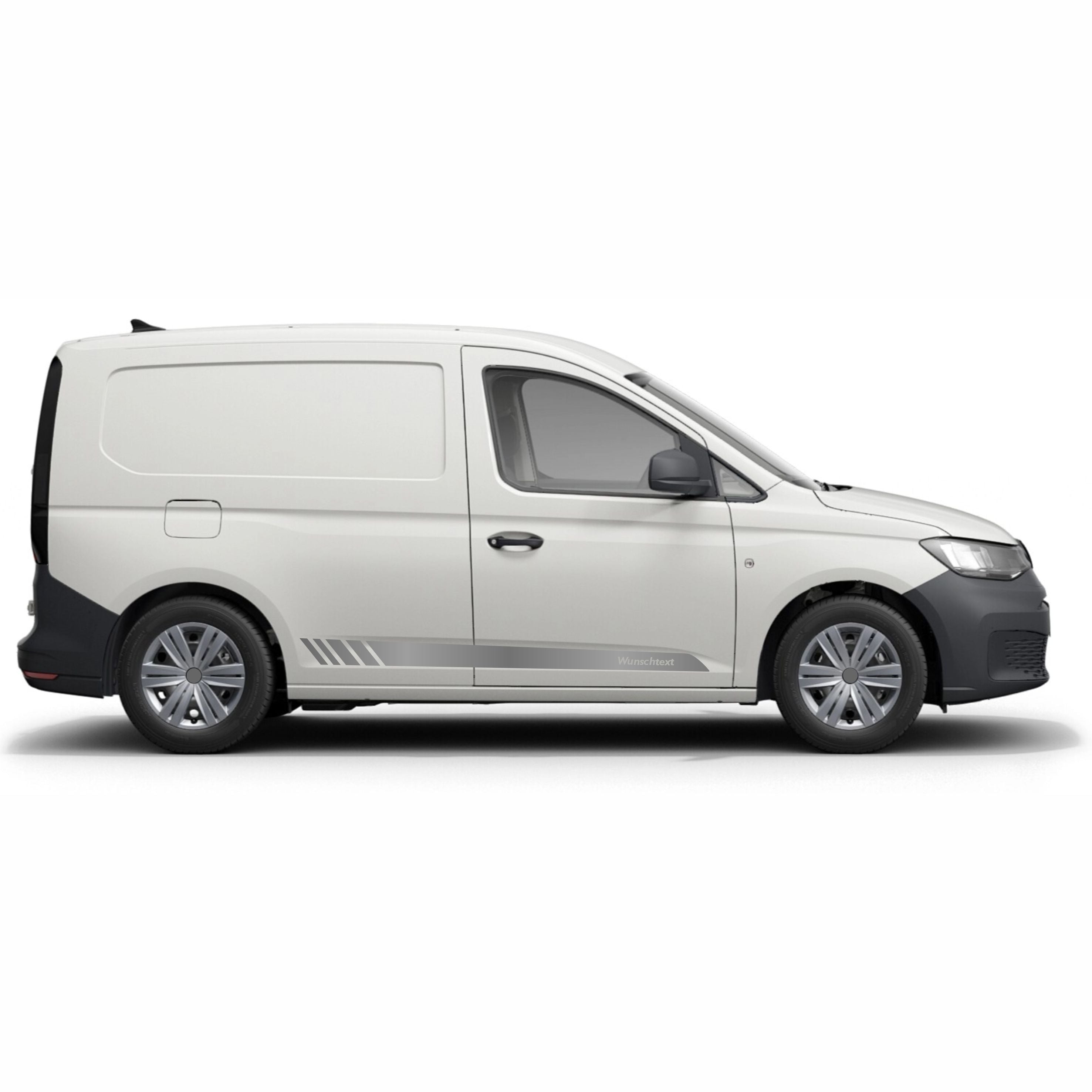Seitenstreifen Aufkleber Wunschtext passt für VW Caddy - FOTOFOL
