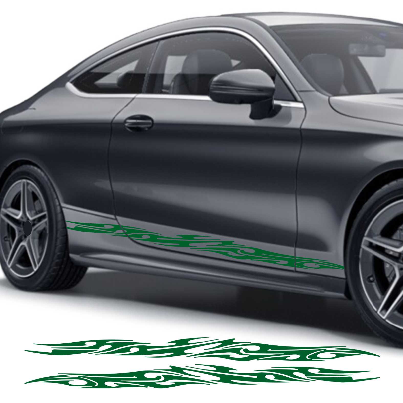 Seitenstreifen Auto Aufkleber Dekor Sticker Tuning Racing - FOTOFOL