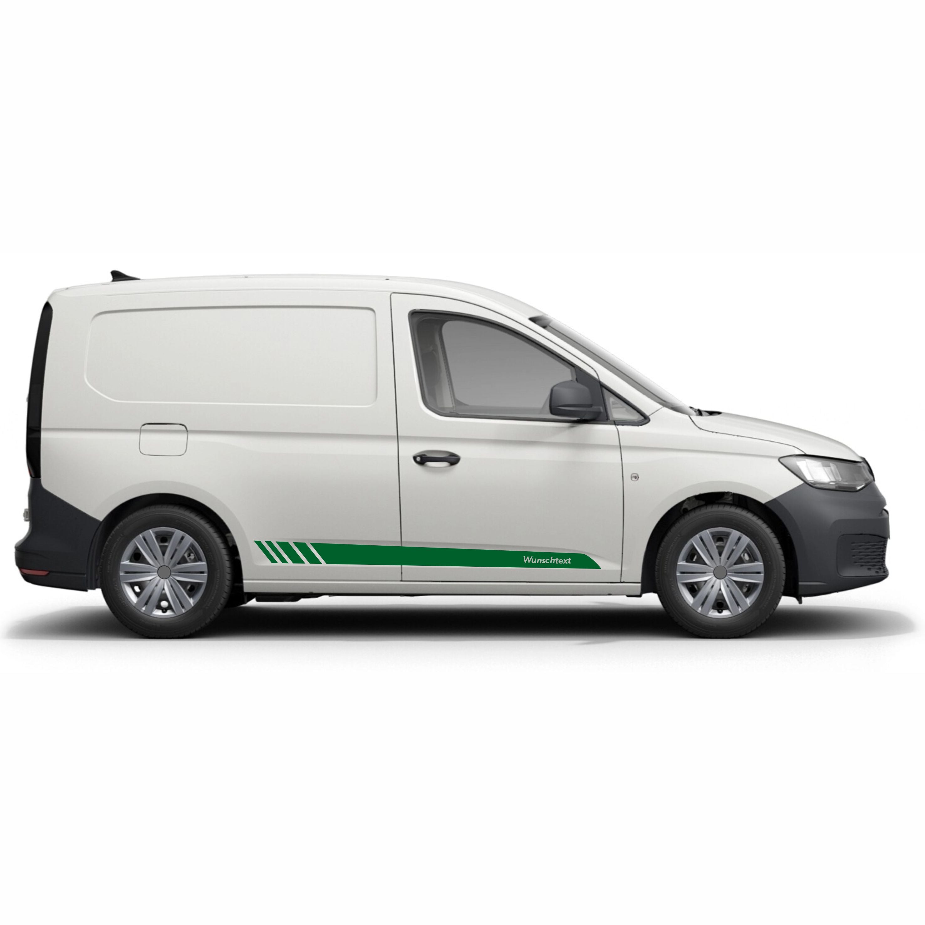 Seitenstreifen Aufkleber Wunschtext passt für VW Caddy - FOTOFOL