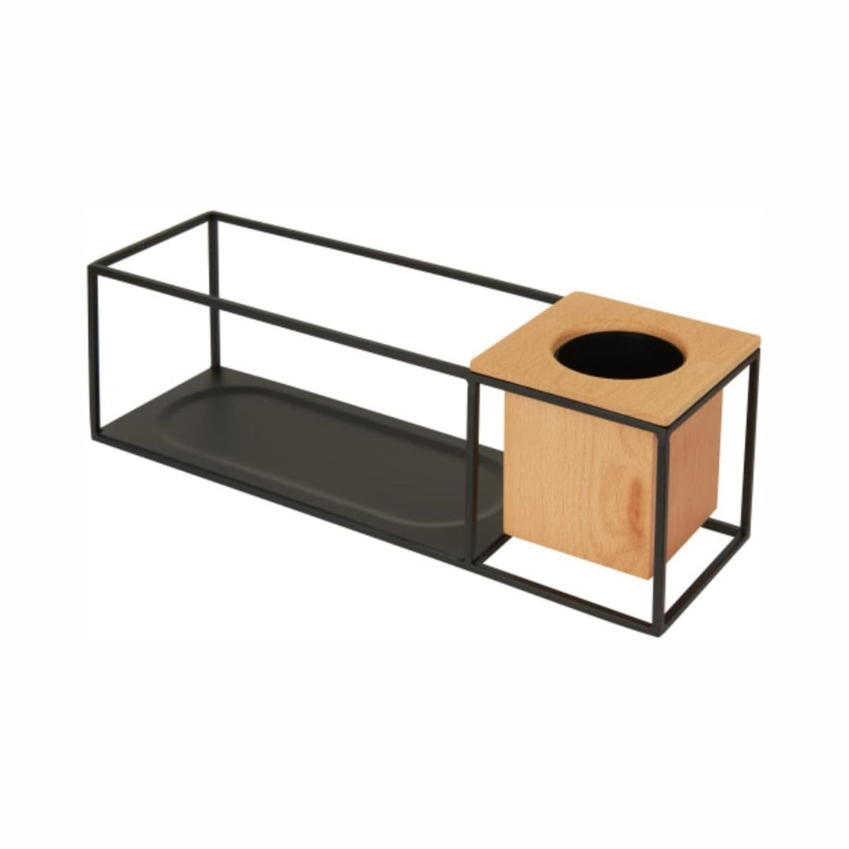 Umbra Cubist schwebendes Regal mit integriertem Pflanzentopf