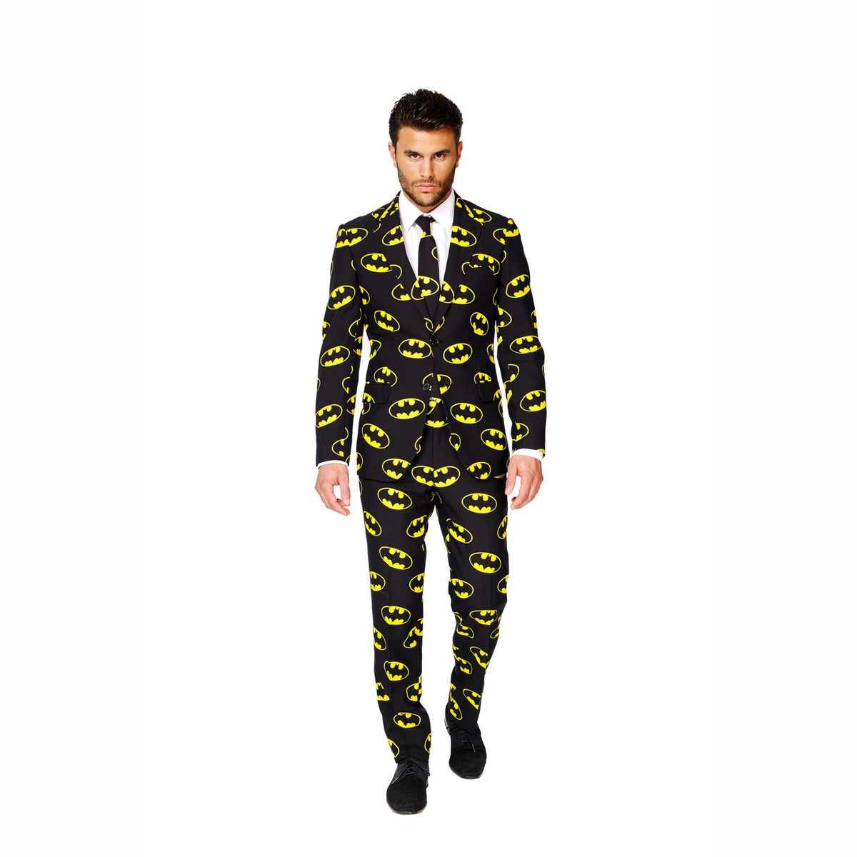 OppoSuits Batman Anzug Slim Fit 3teilig - Gr. 42
