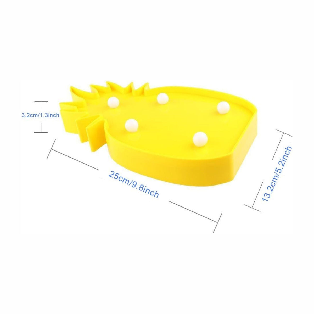 LED-Ananas-Wandleuchte (5 LED)